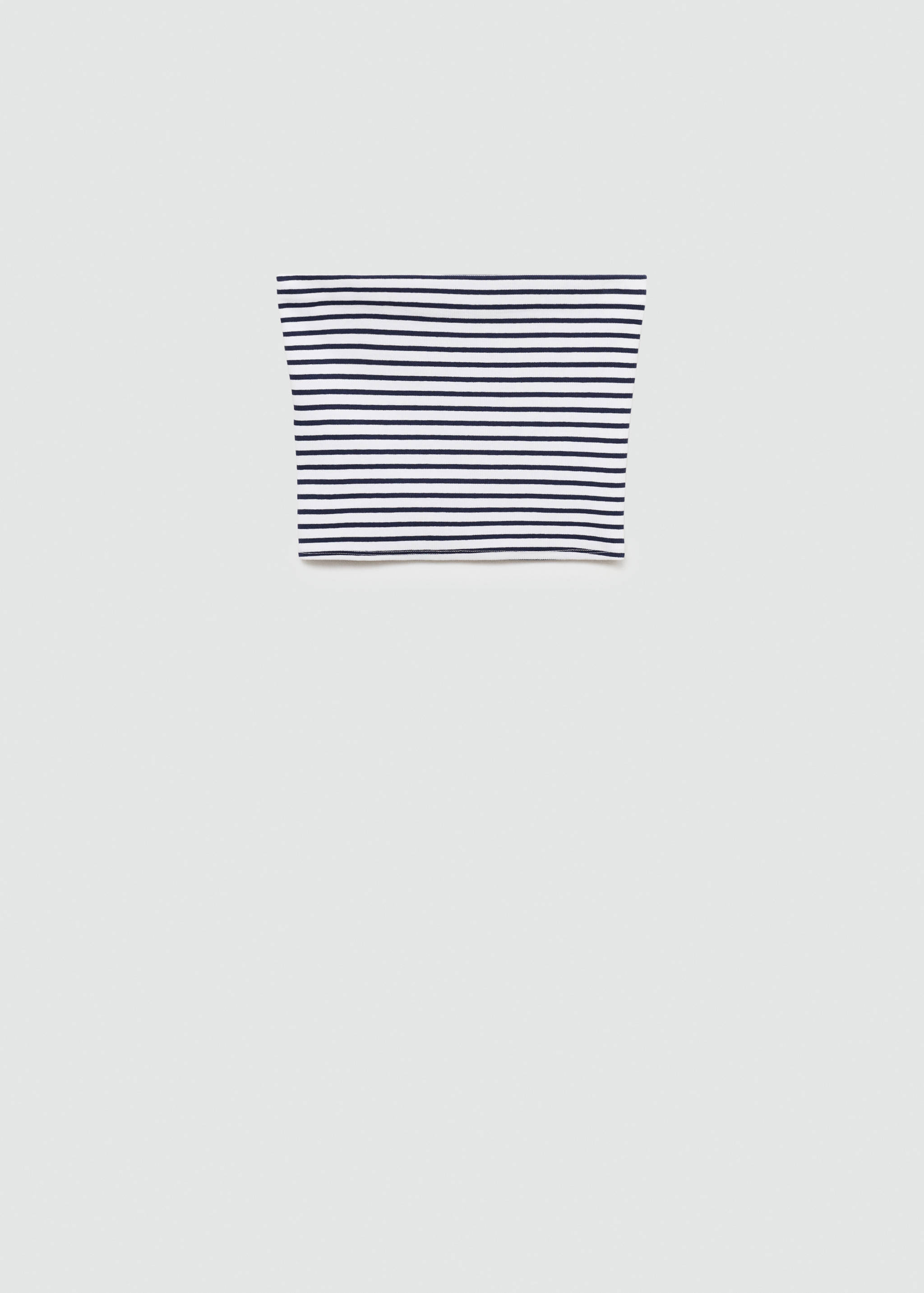 Cotton bandeau top - Article without model