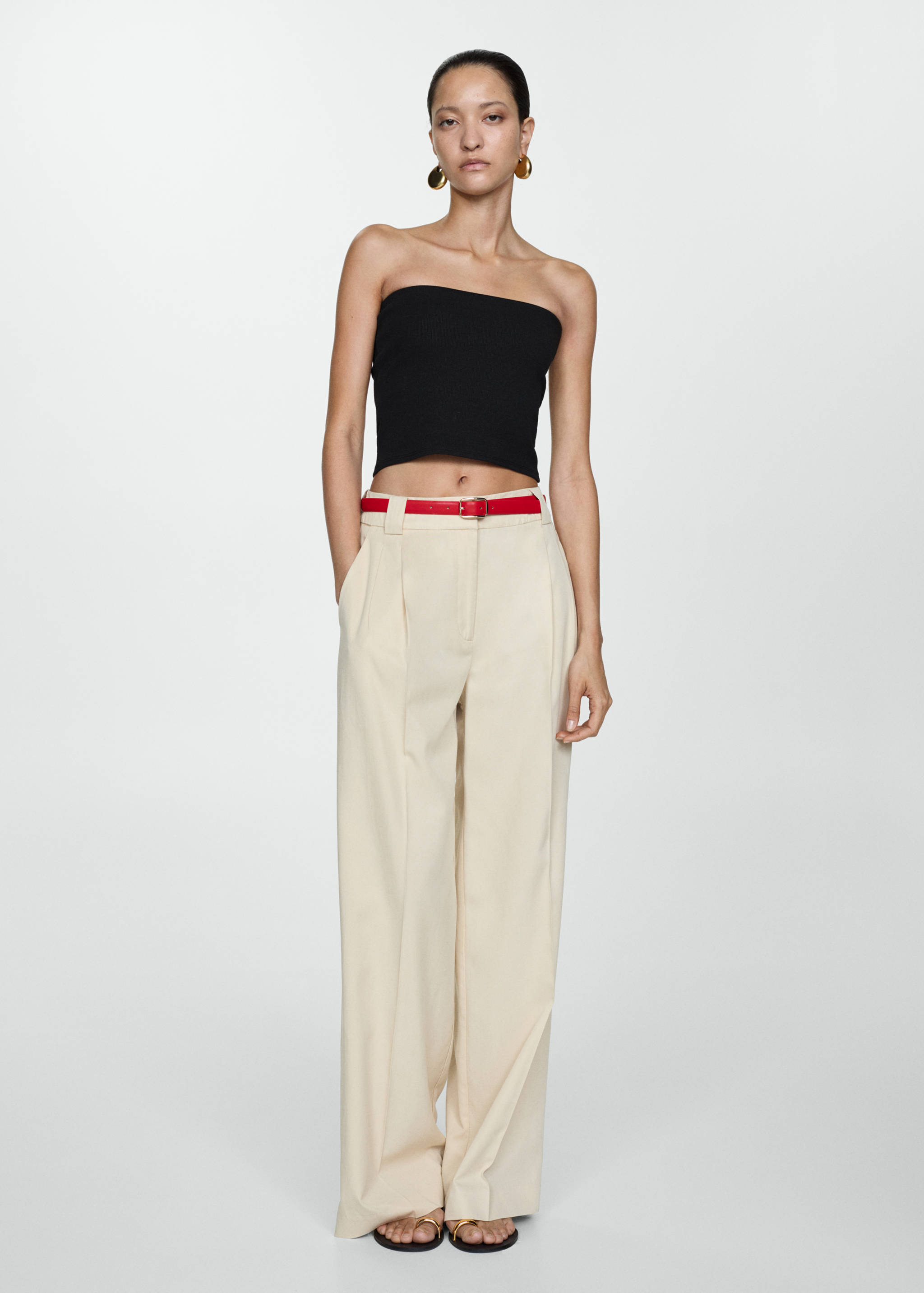 Top bandeau coton - Plan général