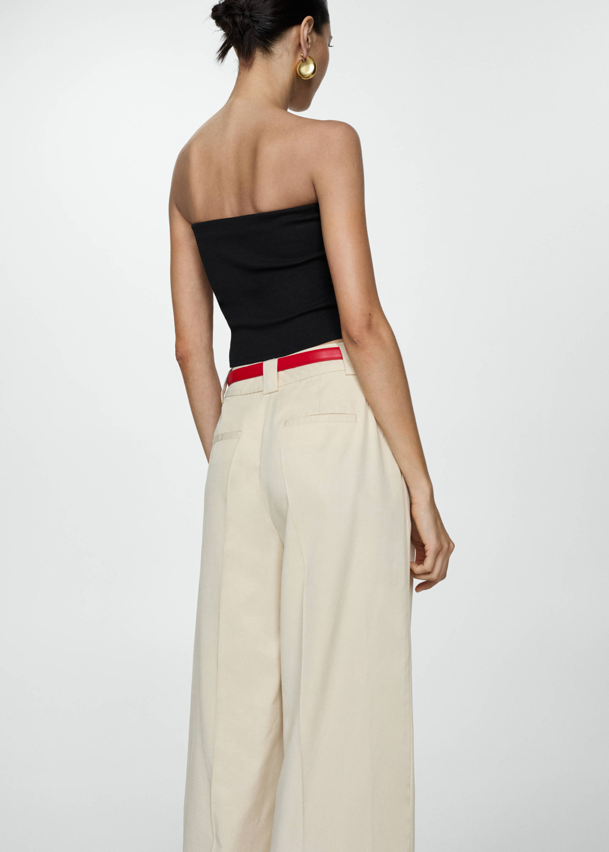 Top bandeau coton - Verso de l’article