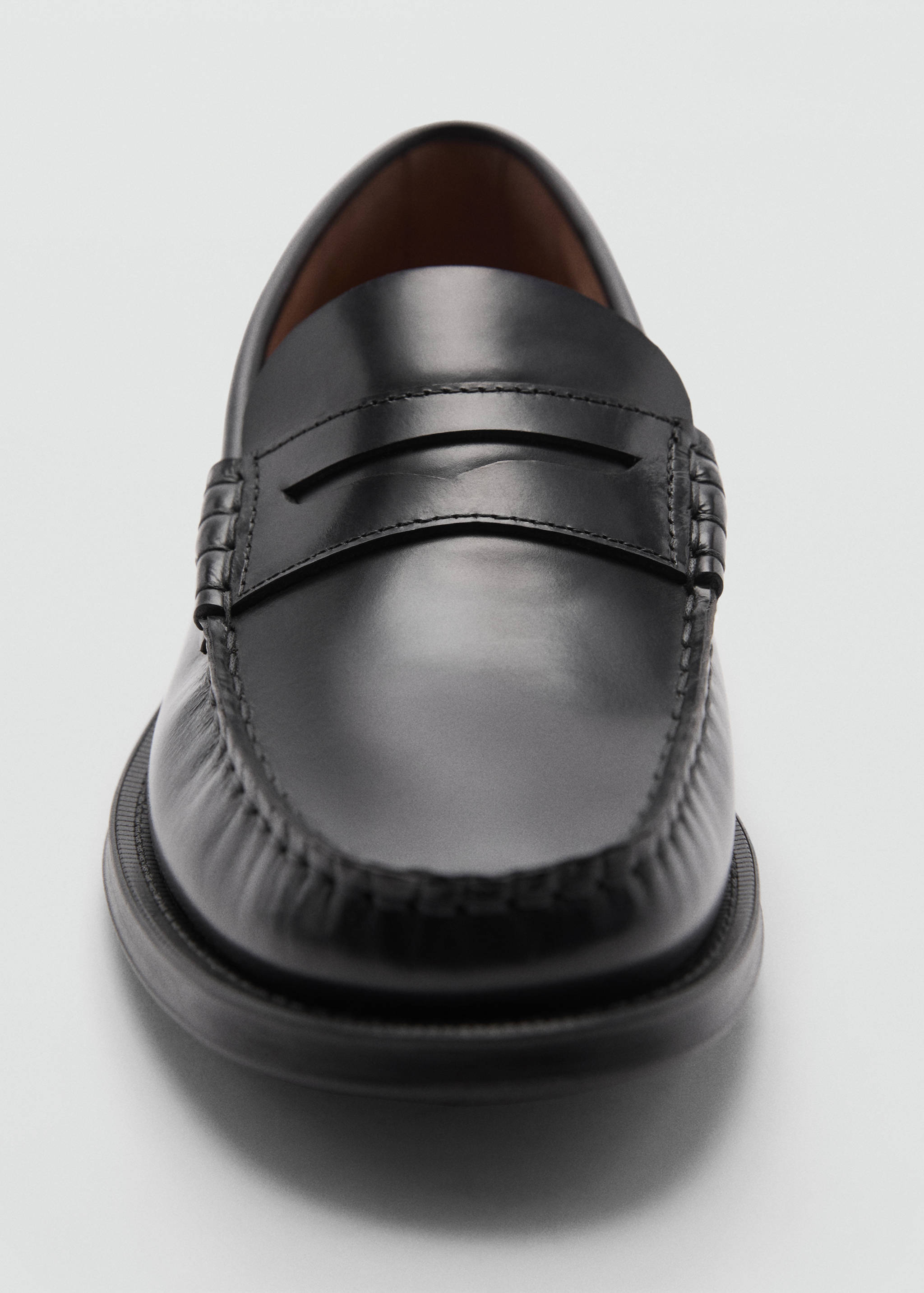 Aged-leather loafers - Details of the article 2