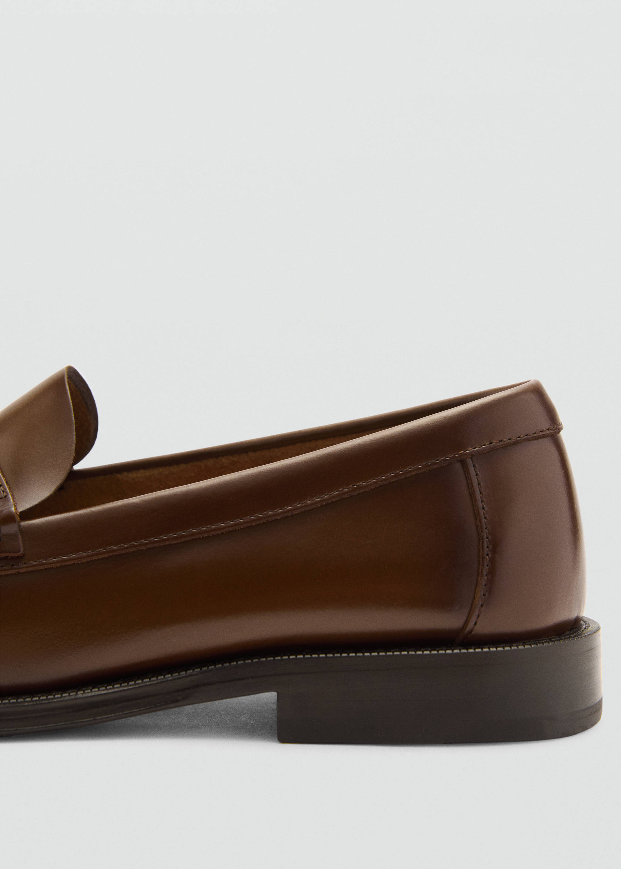 Aged-leather loafers - Details of the article 1