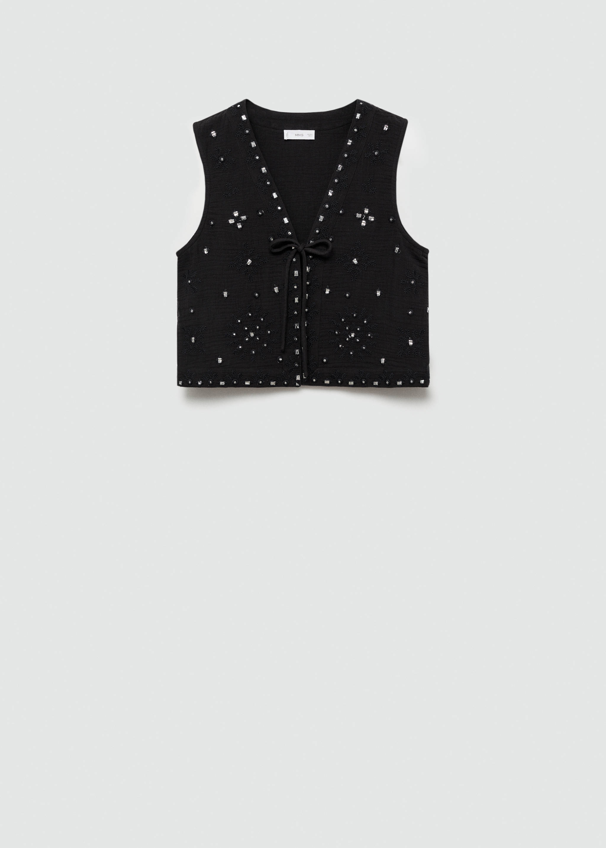 Mirrors embroidered waistcoat - Article without model