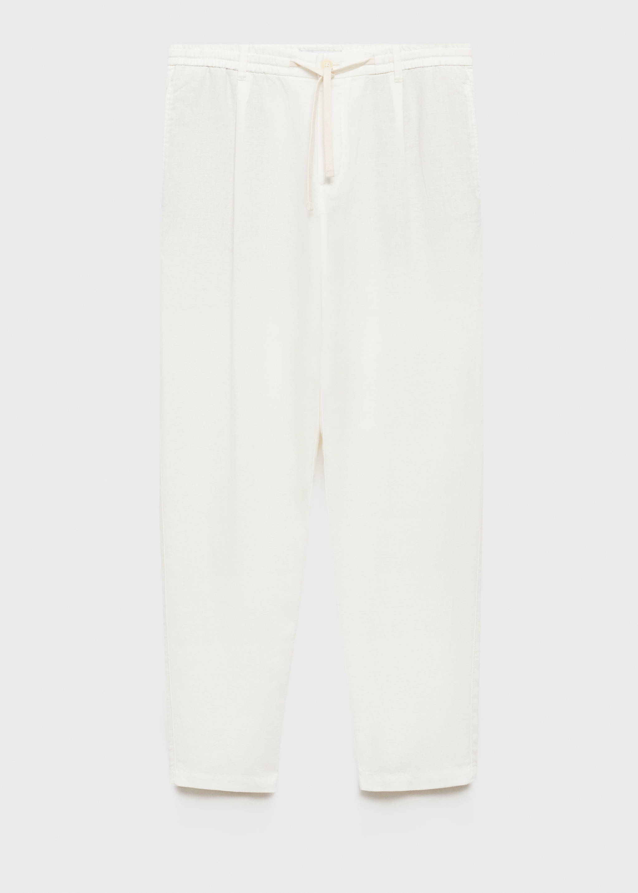 Pantalon slim fit lin cordon - Article sans modèle