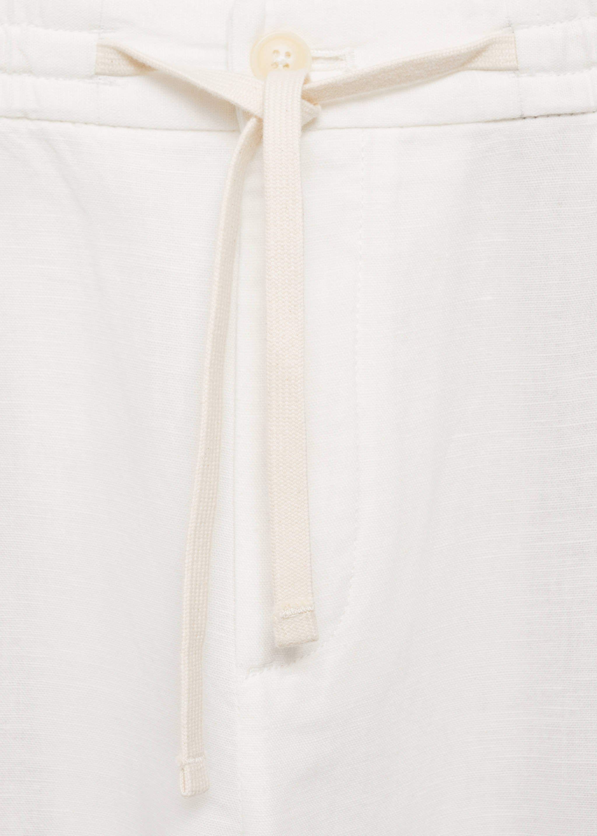 Pantalon slim fit lin cordon - Détail de l'article 8