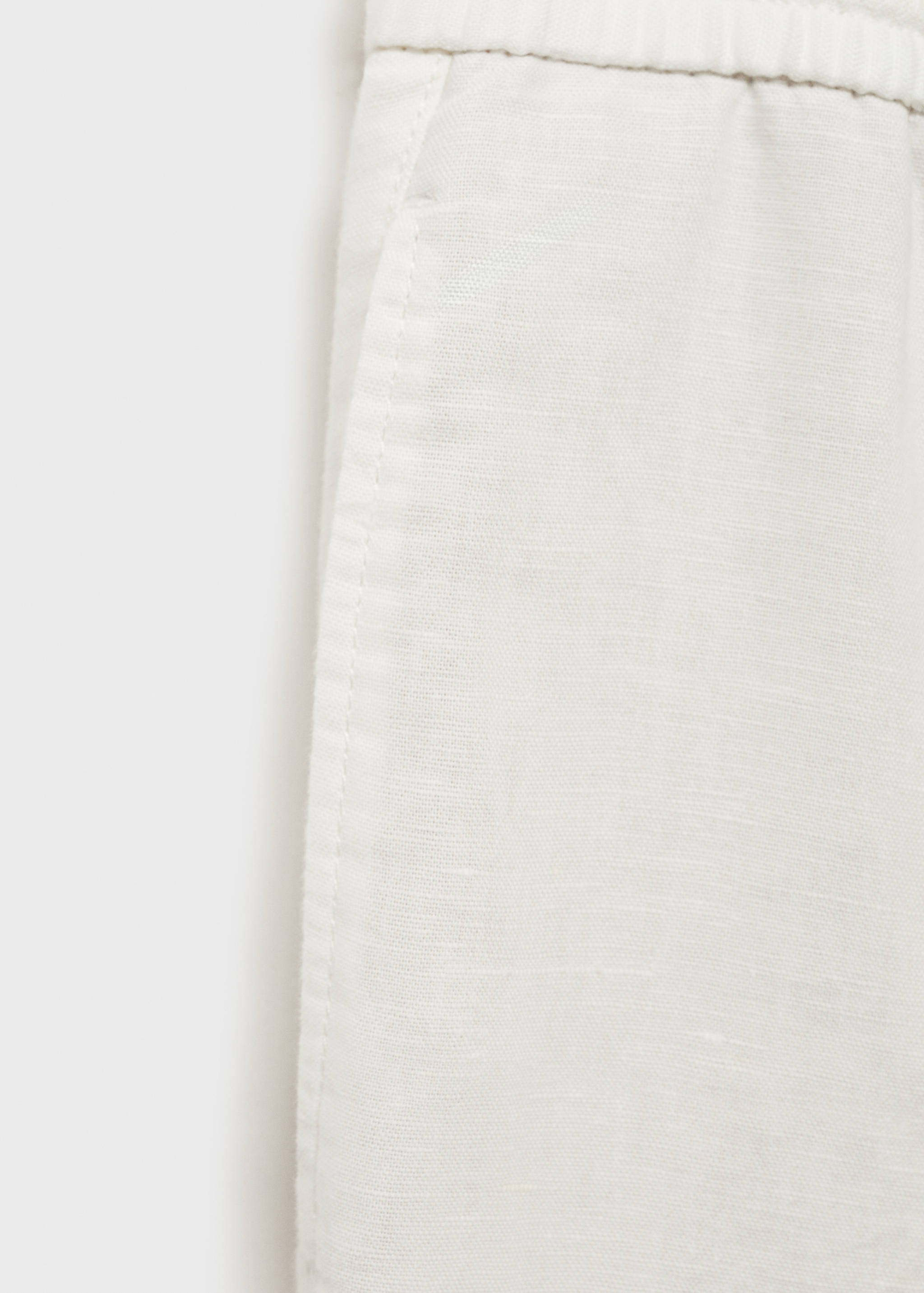 Pantalon slim fit lin cordon - Détail de l'article 0