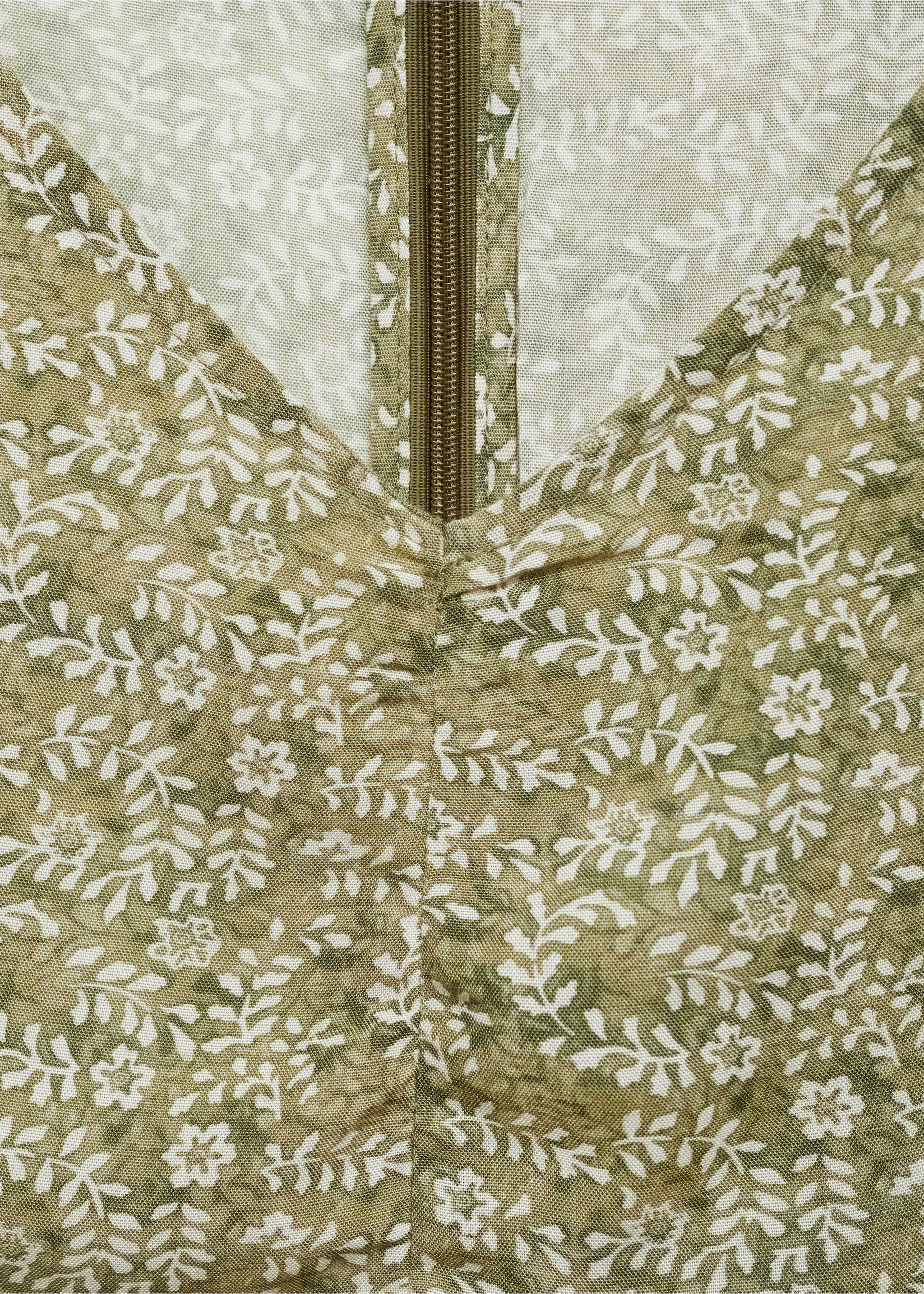 Rochie cu volane și imprimeu floral - Detaliu al articolului 8, Verde. Ref: 77050645-00.