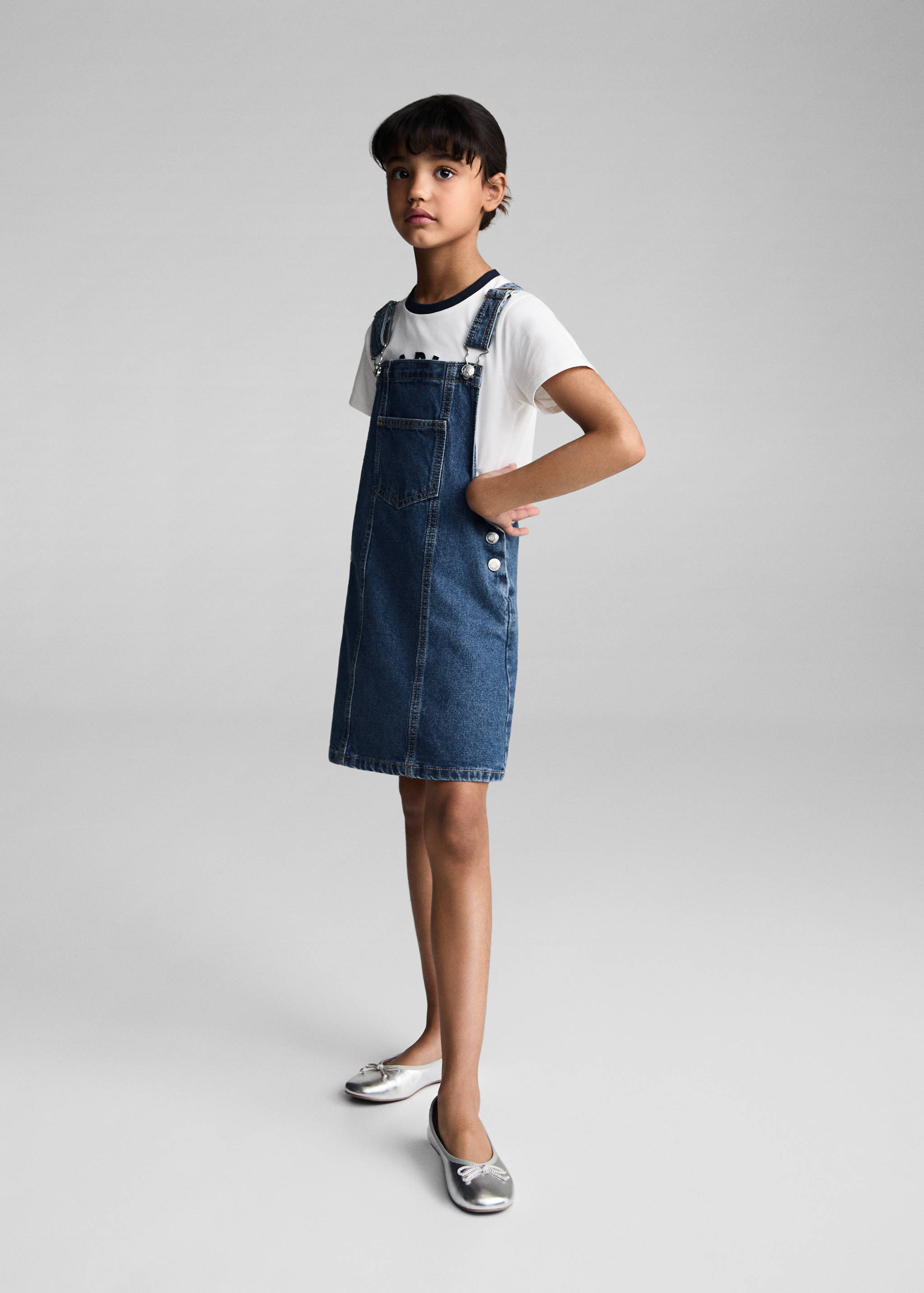 Rövid farmer kertészruha - Általános sík