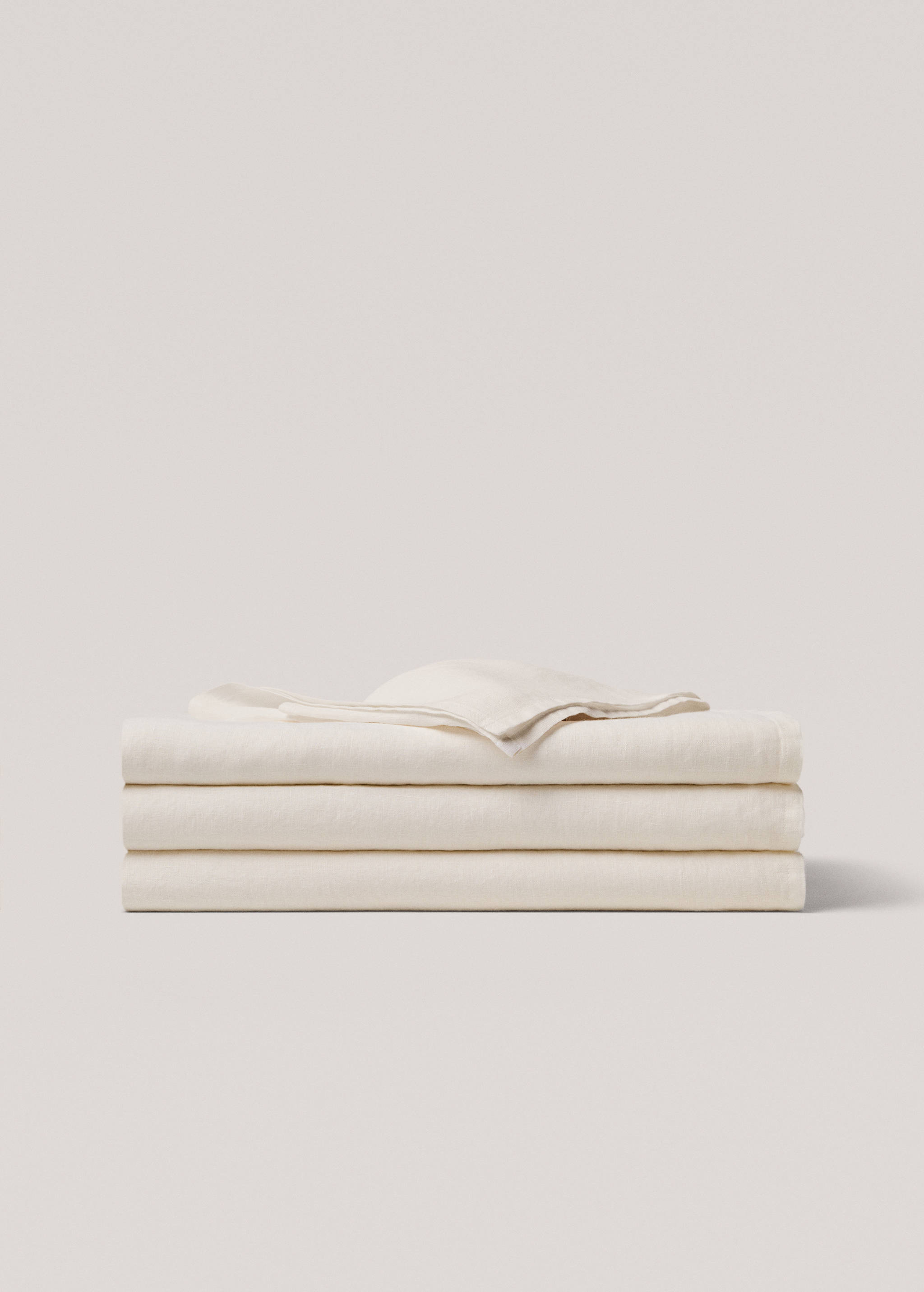 100% linen tablecloth for 2 to 4 diners - Article without model