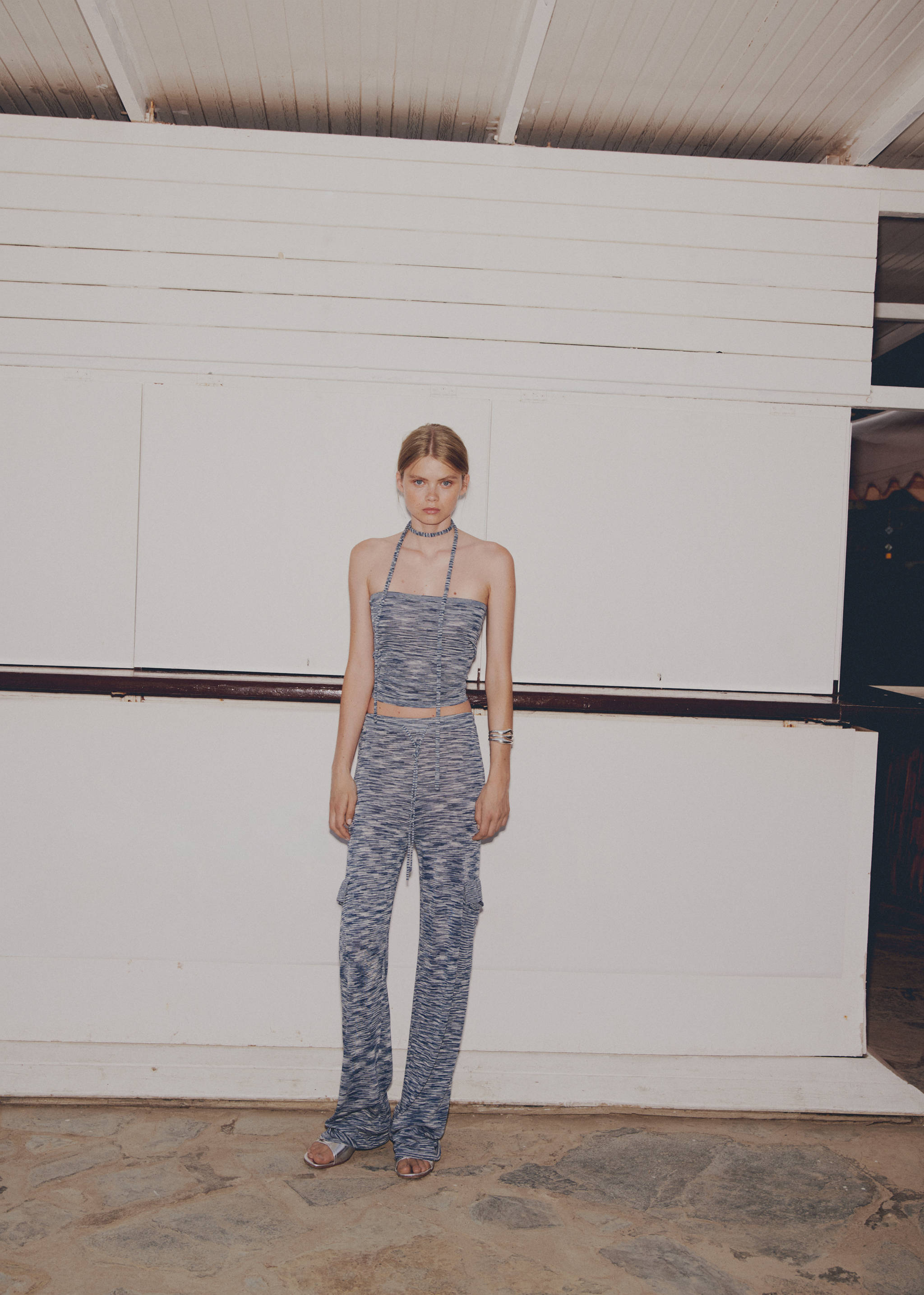 Pantalon maille poches cargo - Détail de l'article 7