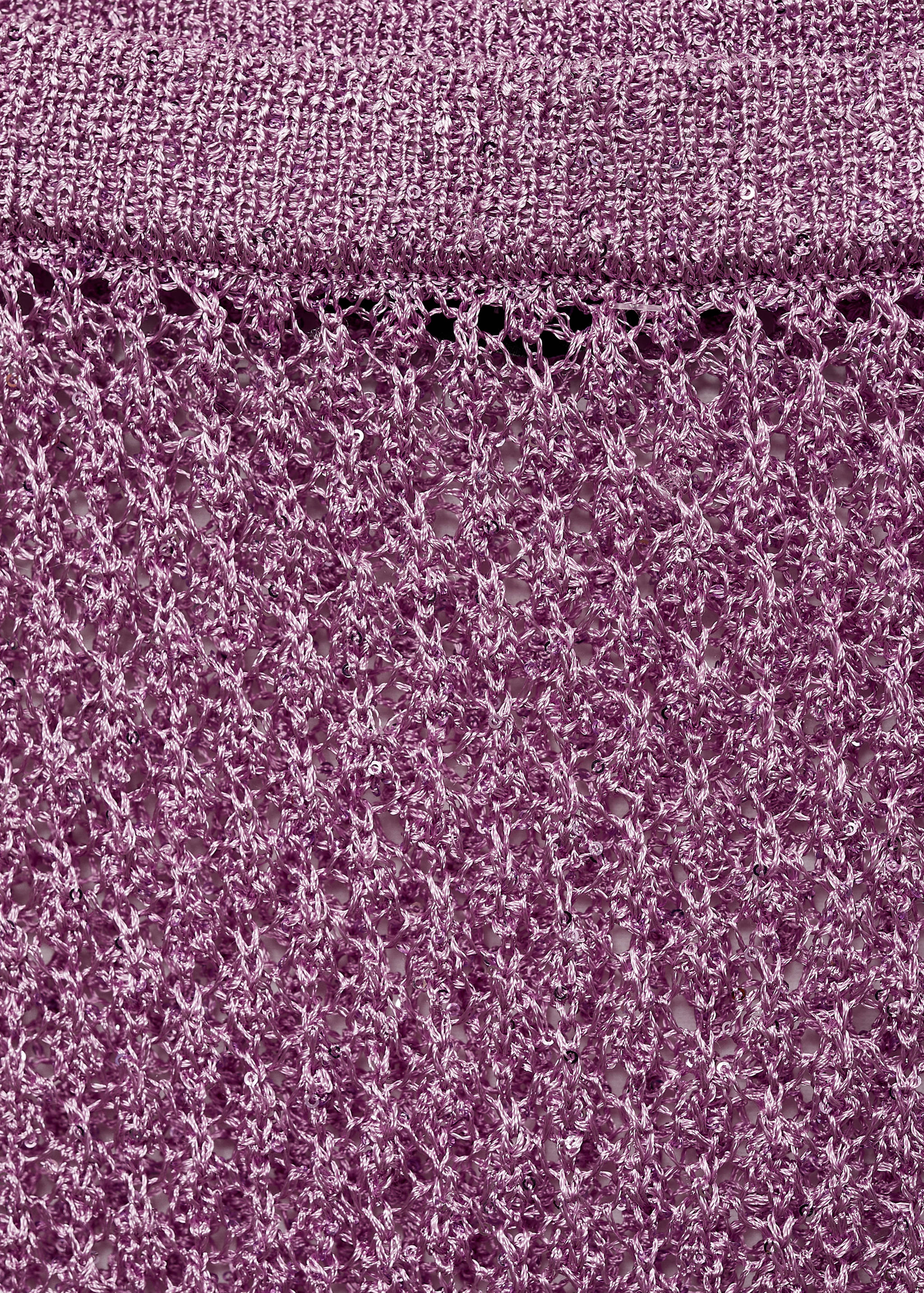 Openwork knitted mini-skirt - Details of the article 8