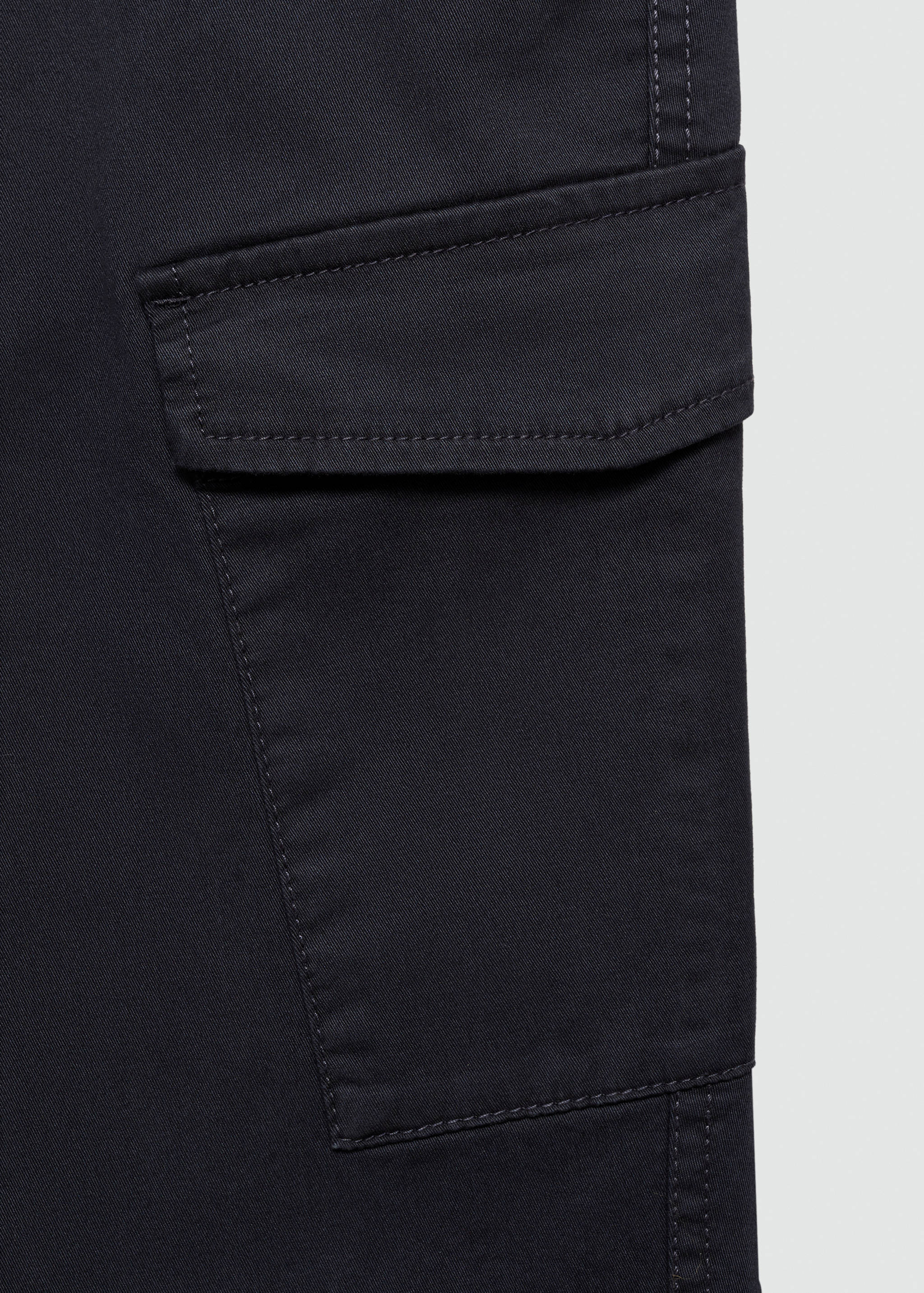 Cotton cargo trousers - Details of the article 8