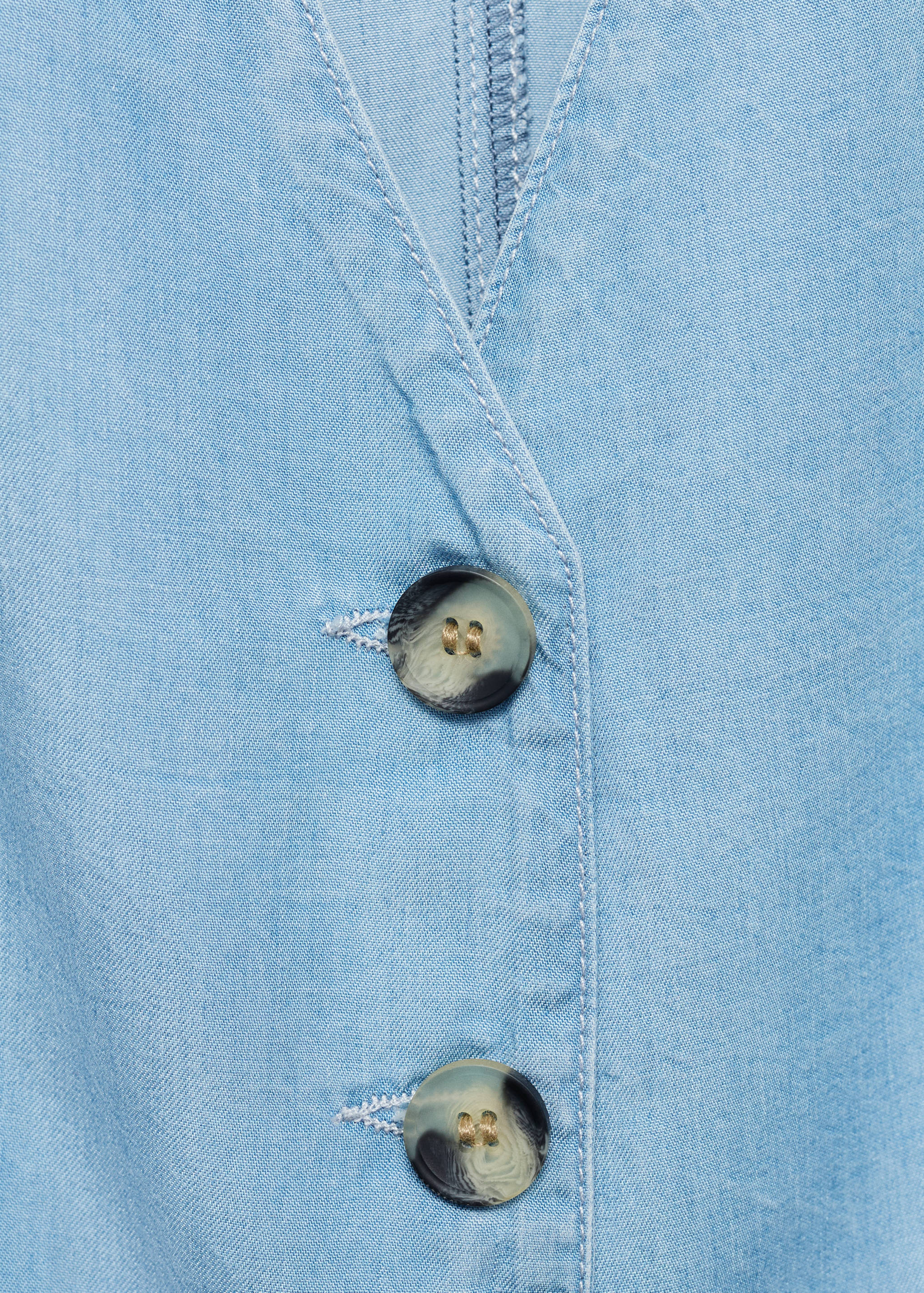 Lyocell-Weste mit Denim-Effekt - Detail des Artikels 8