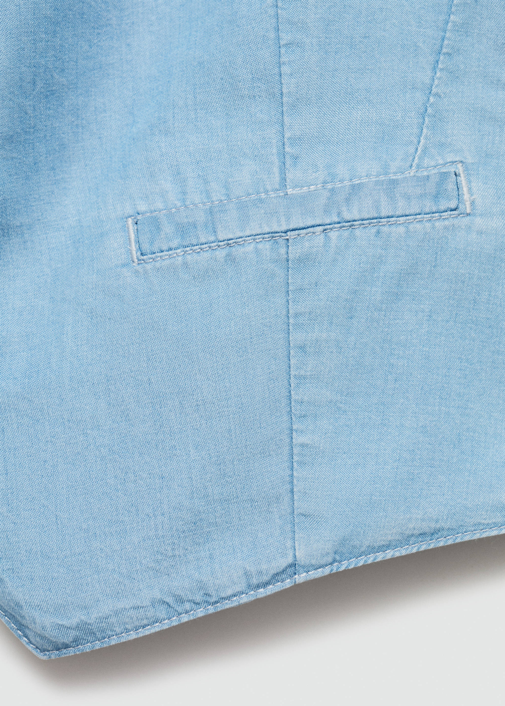 Lyocell-Weste mit Denim-Effekt - Detail des Artikels 0