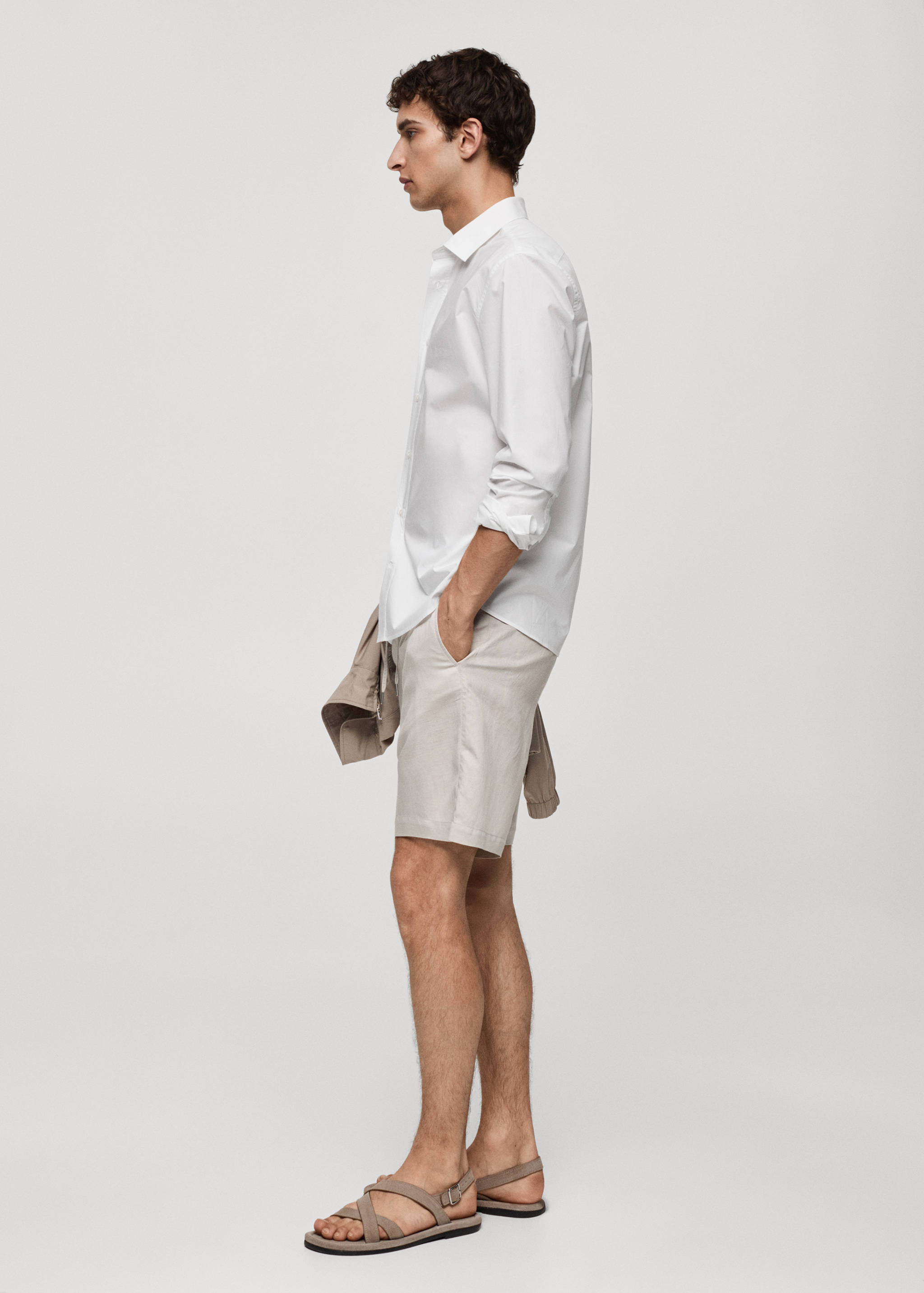 Skjorta regular fit 100% bomull - Detaljer om artikeln 2