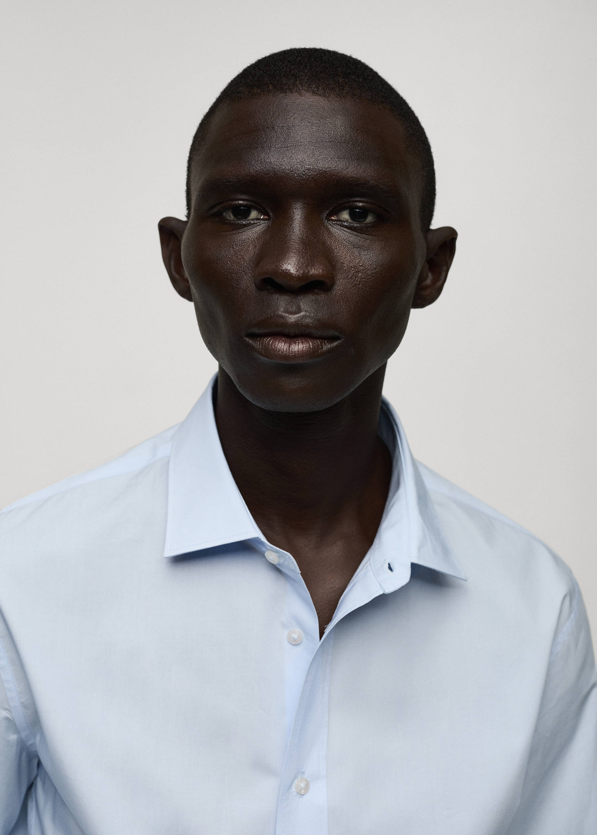 Skjorta regular fit 100% bomull - Detaljer om artikeln 1