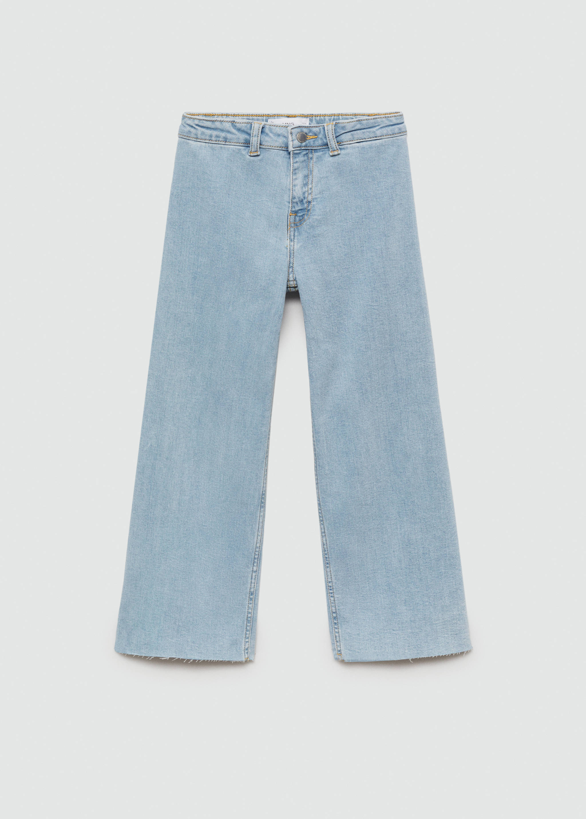 Culotte-Jeans mit ausgefranstem Saum - Artikel ohne Model