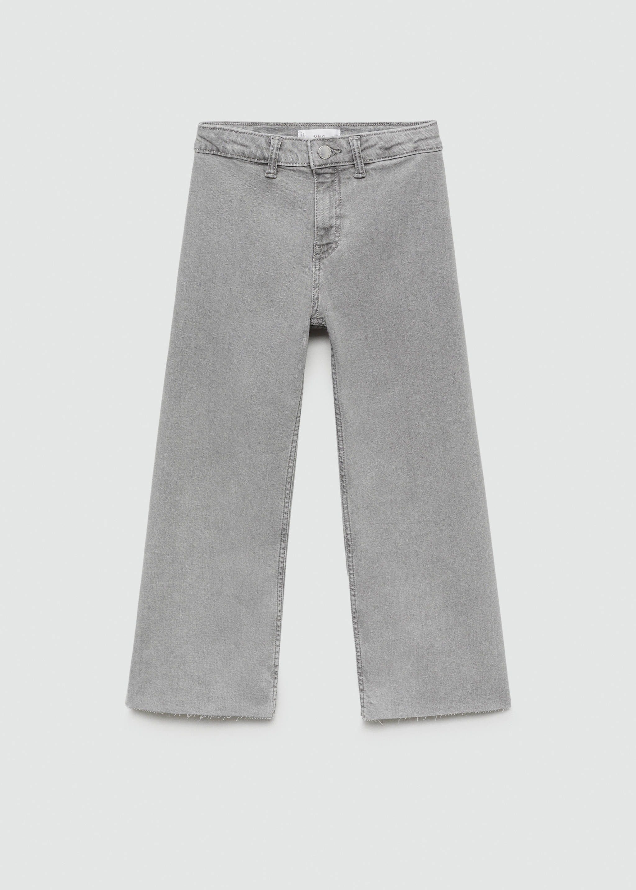Culotte-Jeans mit ausgefranstem Saum - Artikel ohne Model