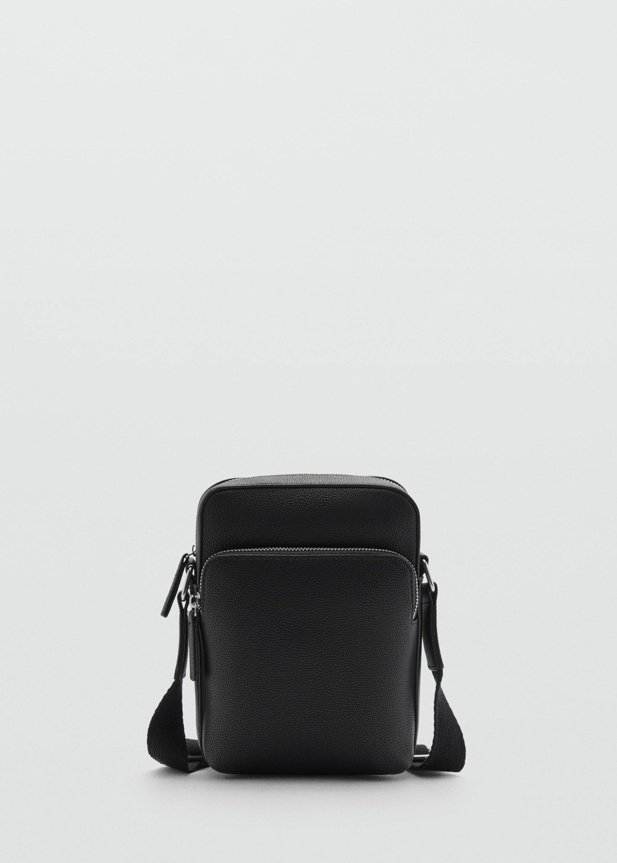 Sac bandoulière simili-cuir effet grainé - Article sans modèle