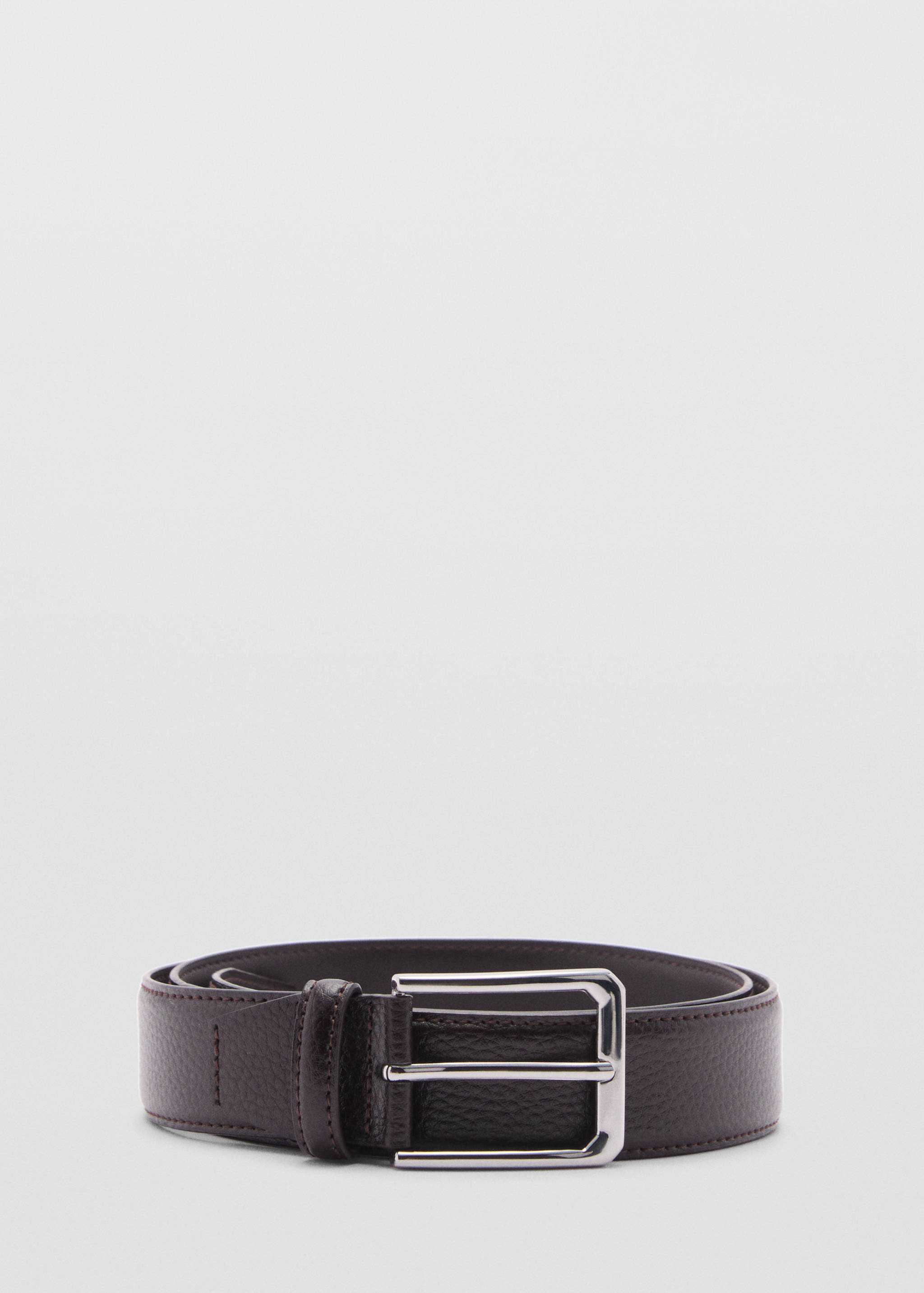 Ceinture 100 % cuir grainé - Article sans modèle