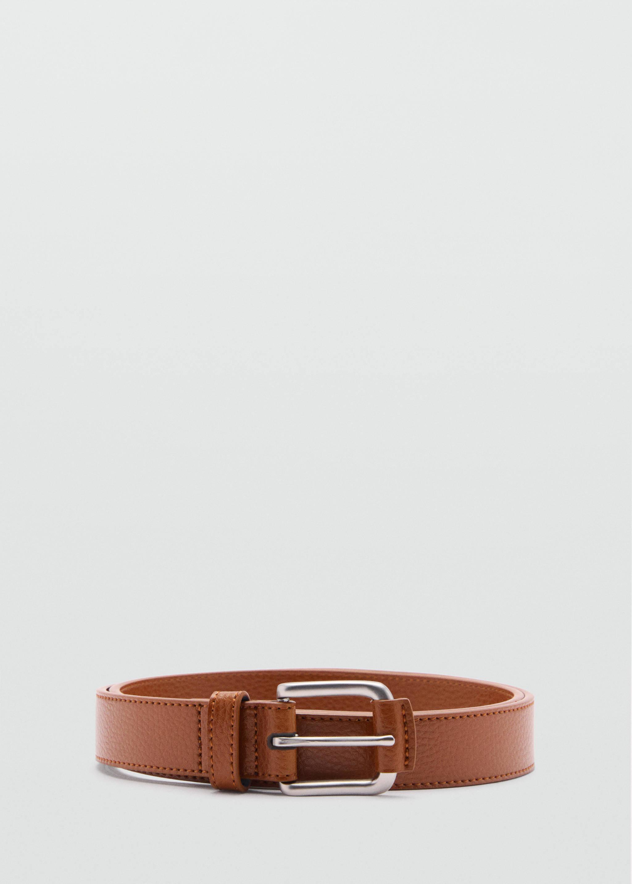 Ceinture 100 % cuir grainé - Article sans modèle