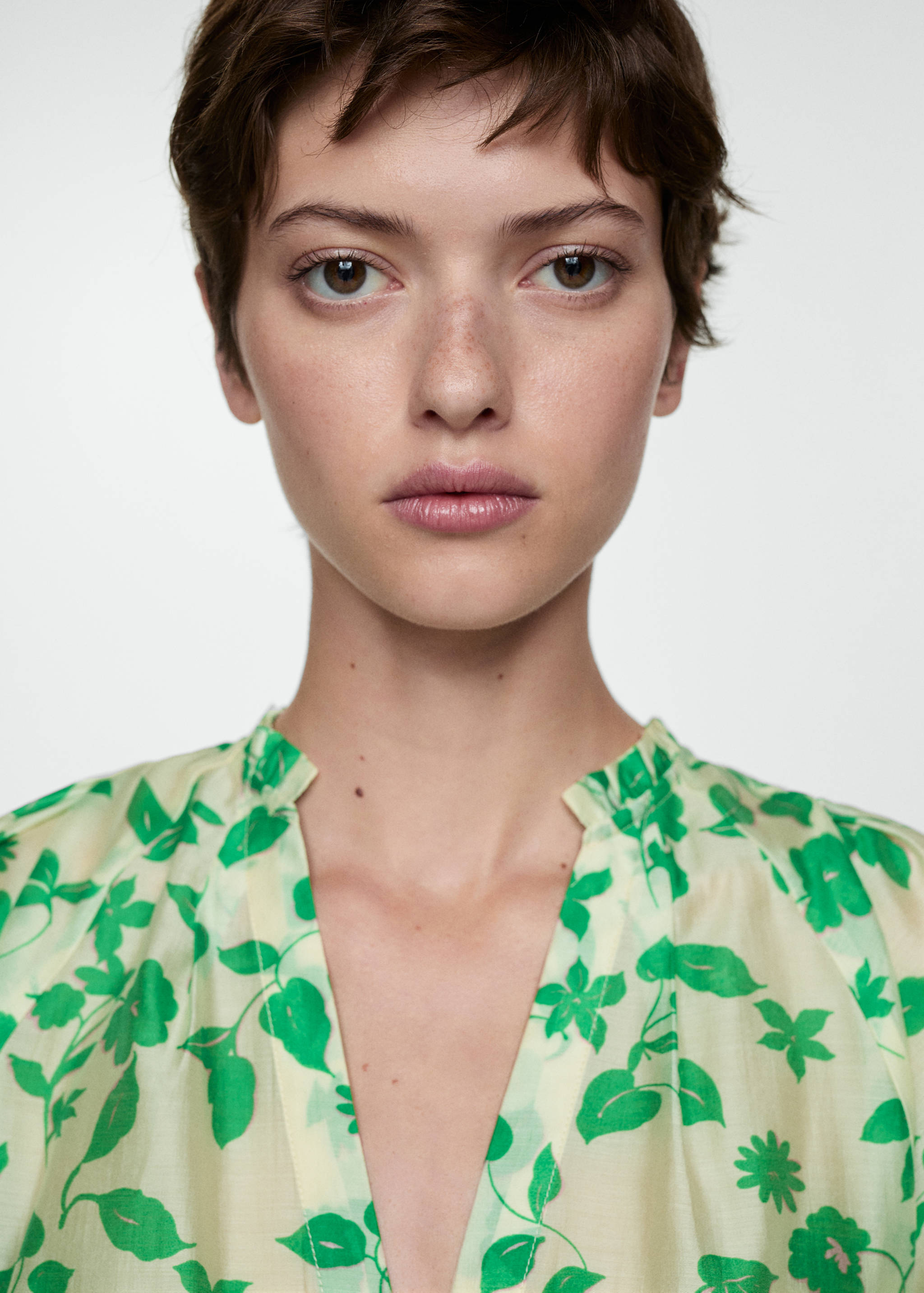 Lyocell printed shirt - Details of the article 1