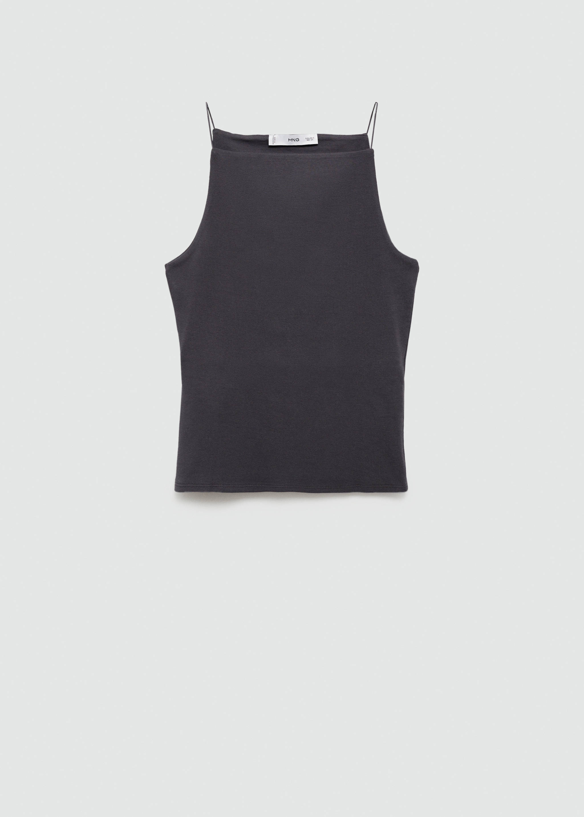 Fitted halter-neck top - Article without model