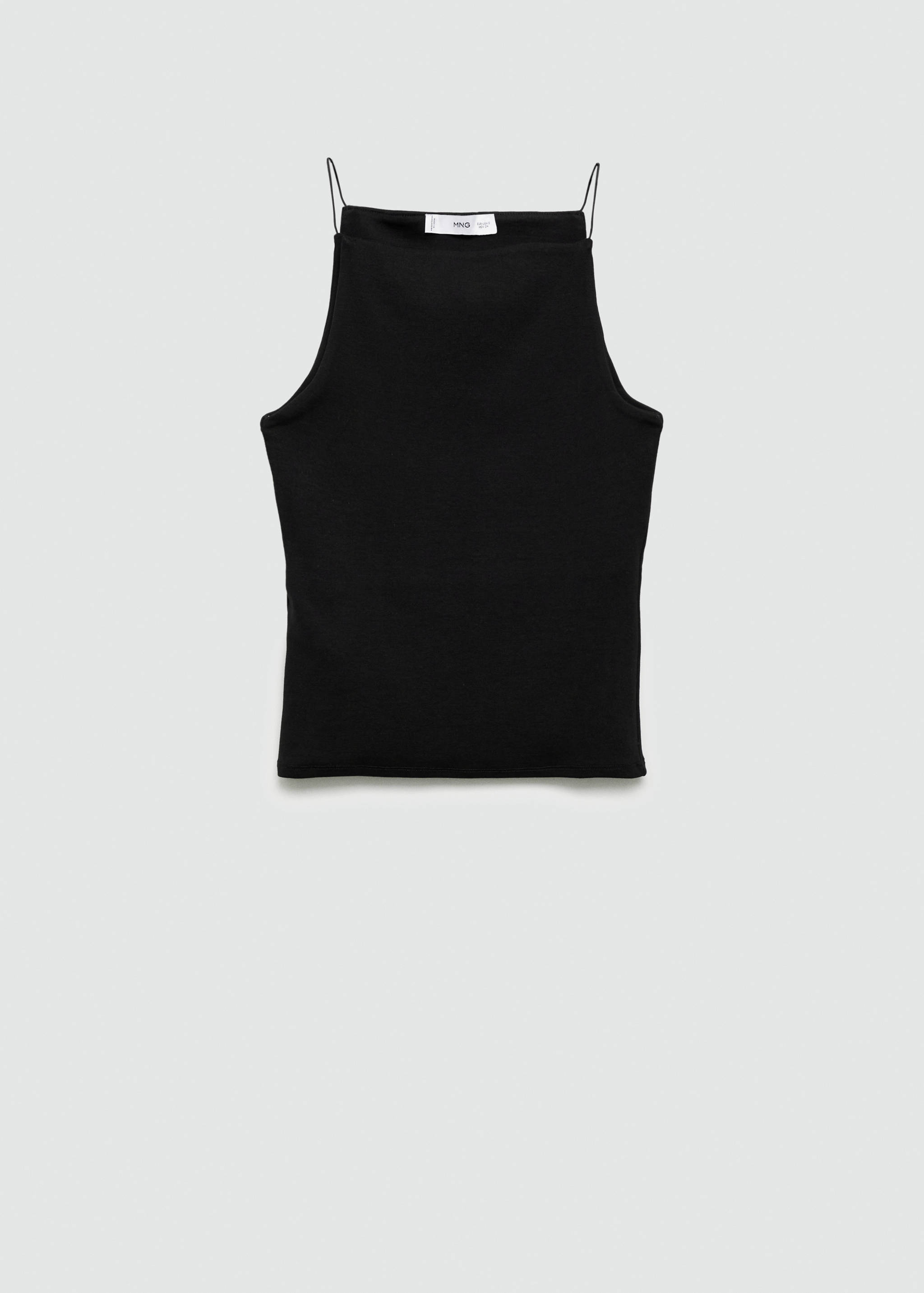 Fitted halter-neck top - Article without model