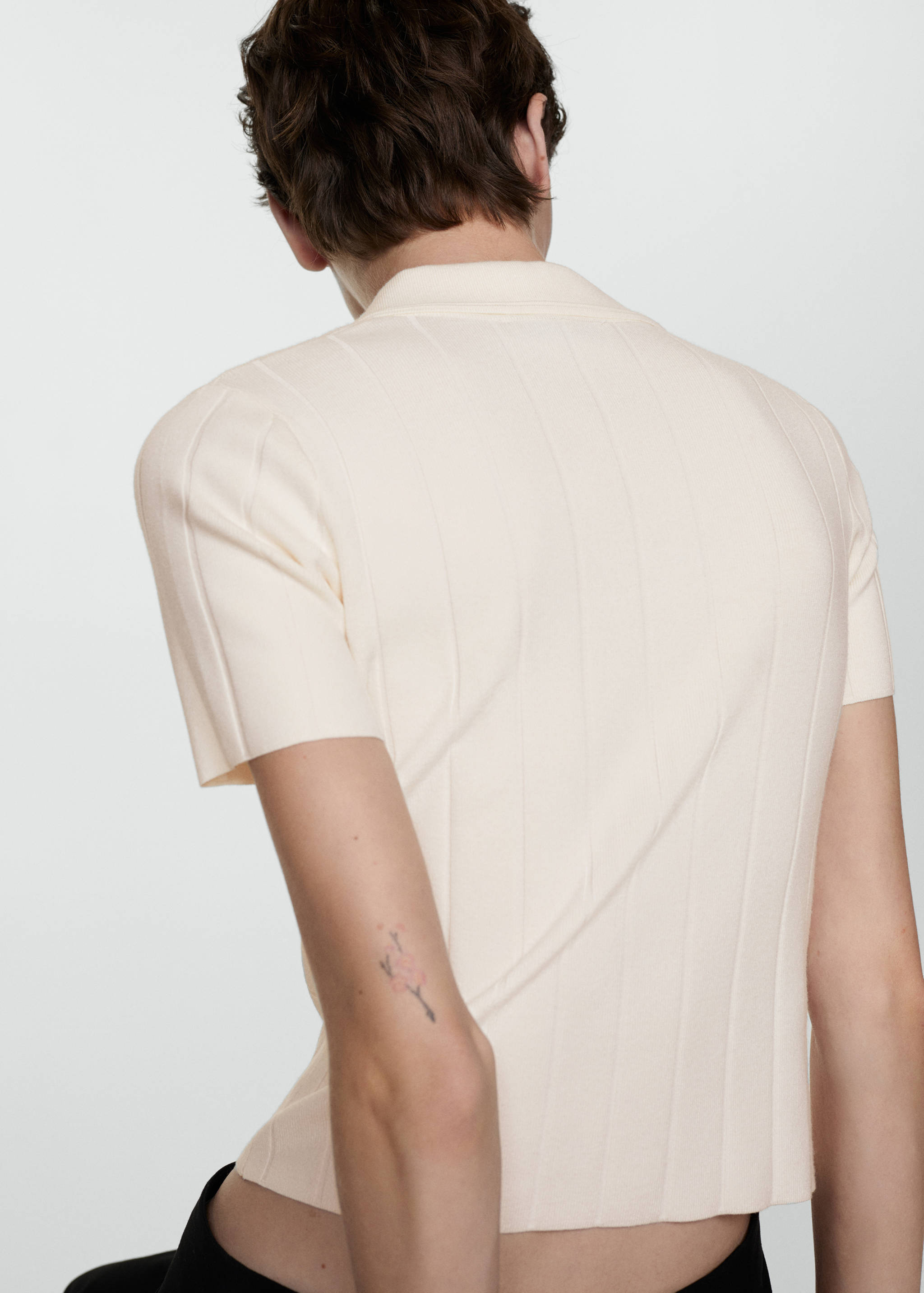 Maglietta collo polo - Retro dell'articolo