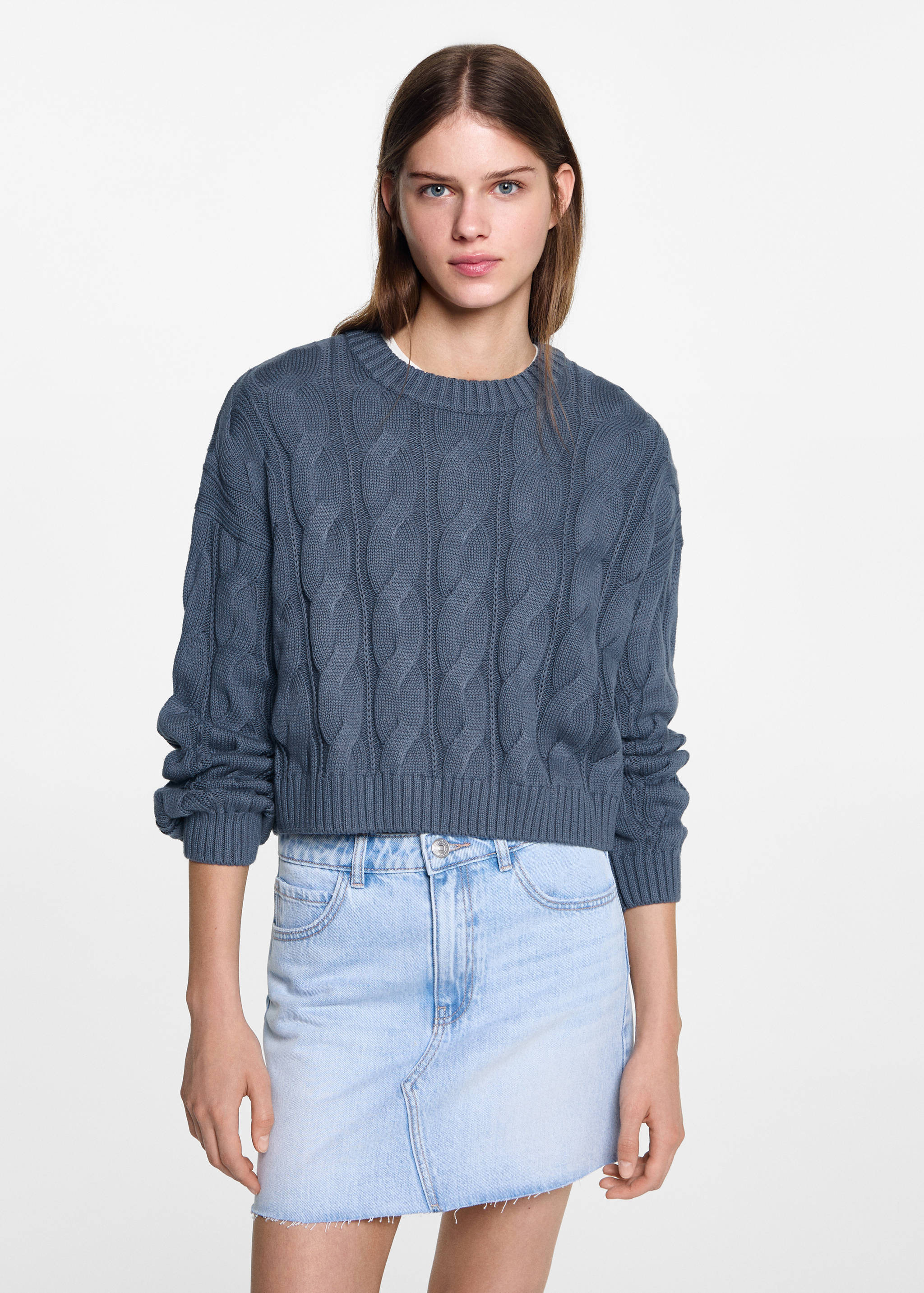 Pullover mit Zopfmuster - Detail des Artikels 1