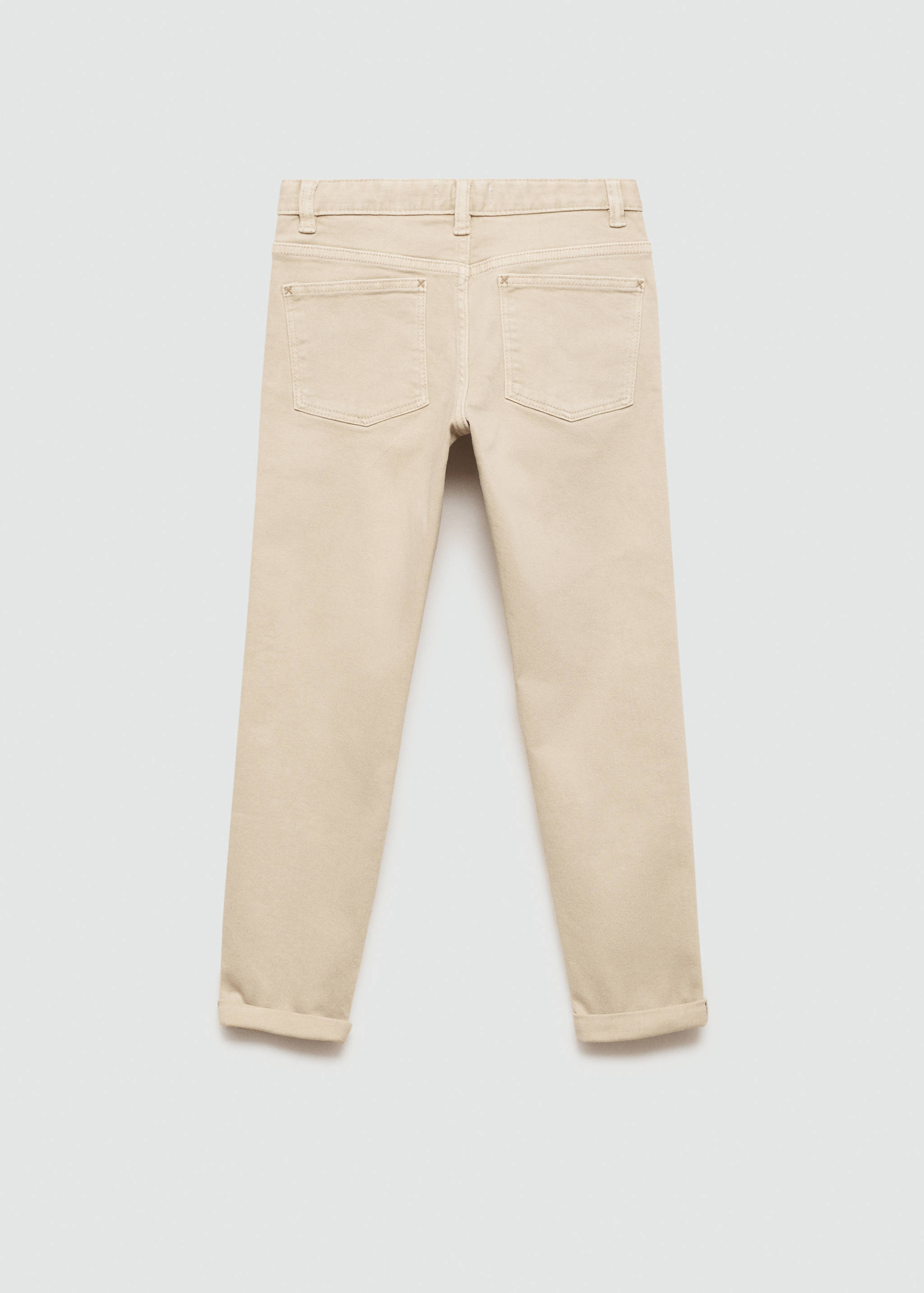 Pantalon droit coton - Verso de l’article