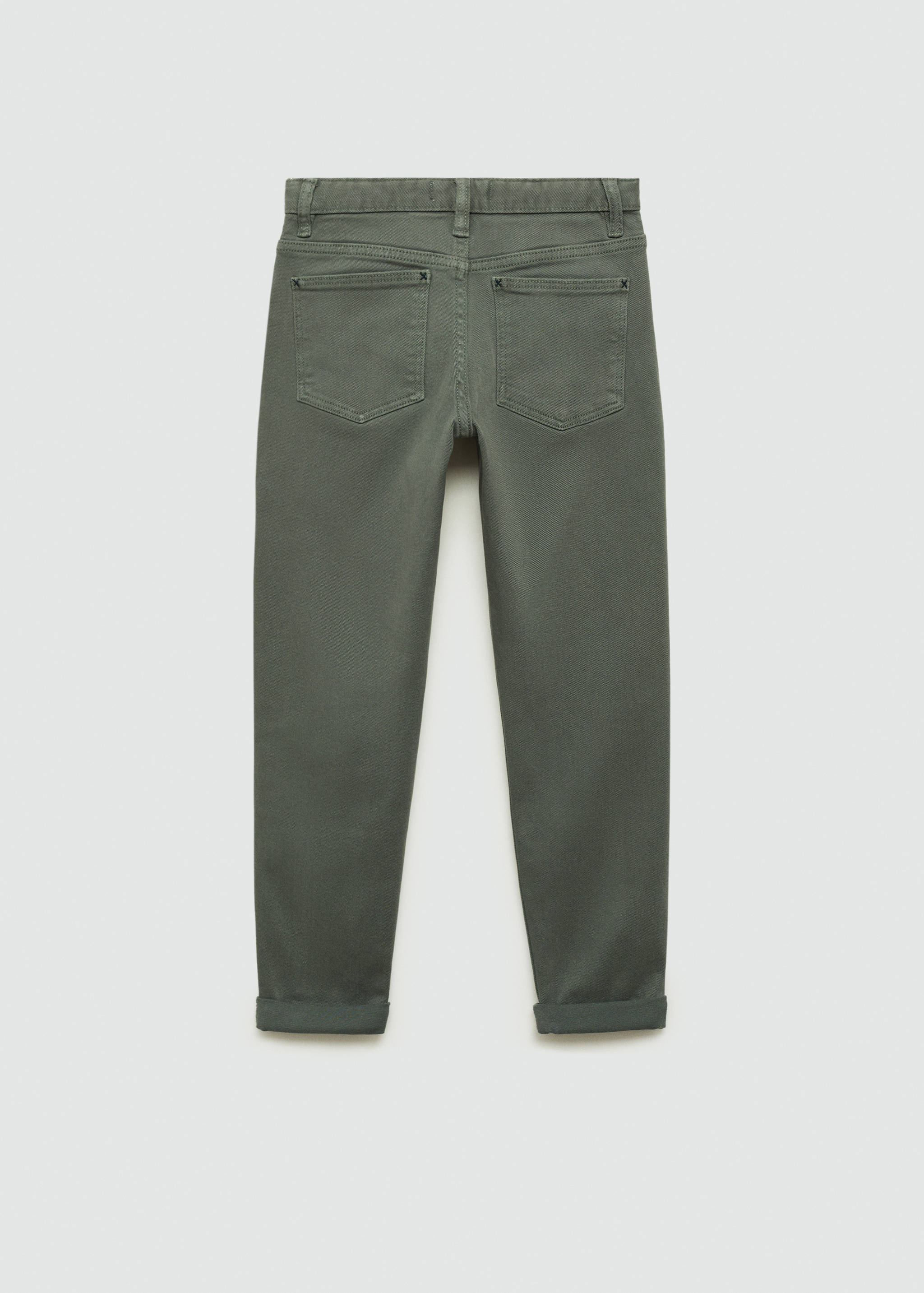 Pantalon droit coton - Verso de l’article