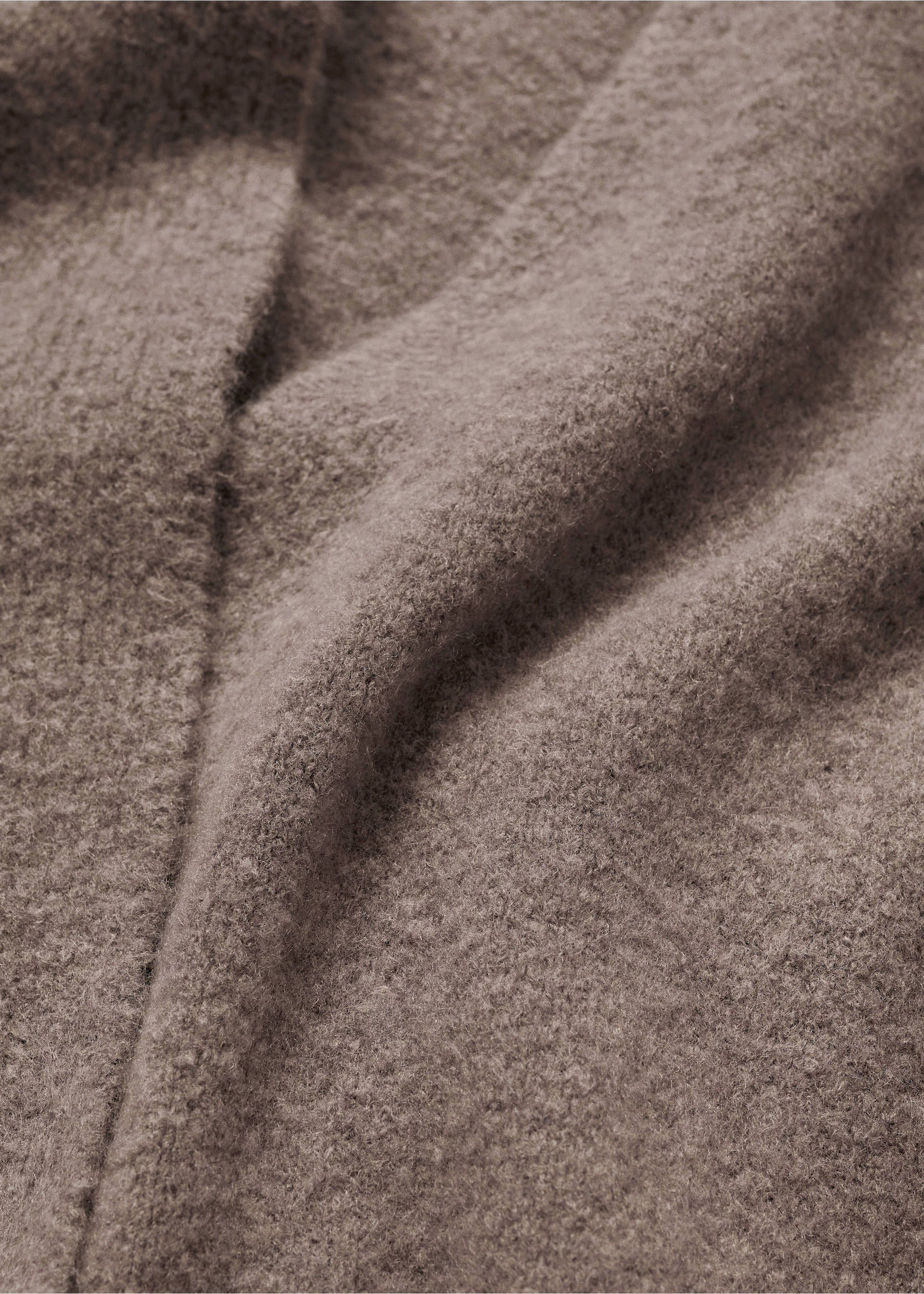 Double-breasted cardigan - Details of the article 8, Brown. Ref: 77053266-00.