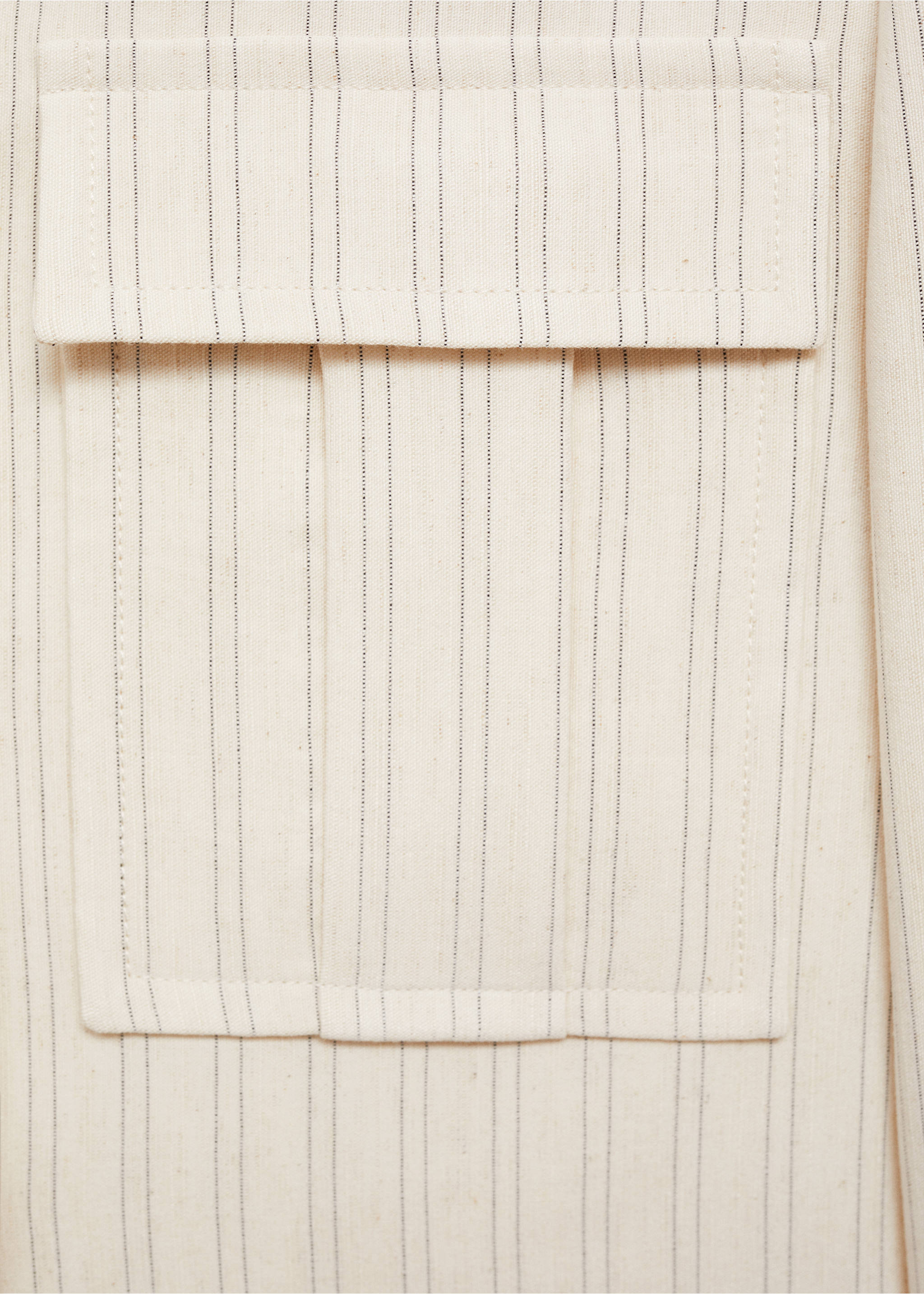 Veste poches rayures - Détail de l'article 0, Écru. Ref: 77053271-00.