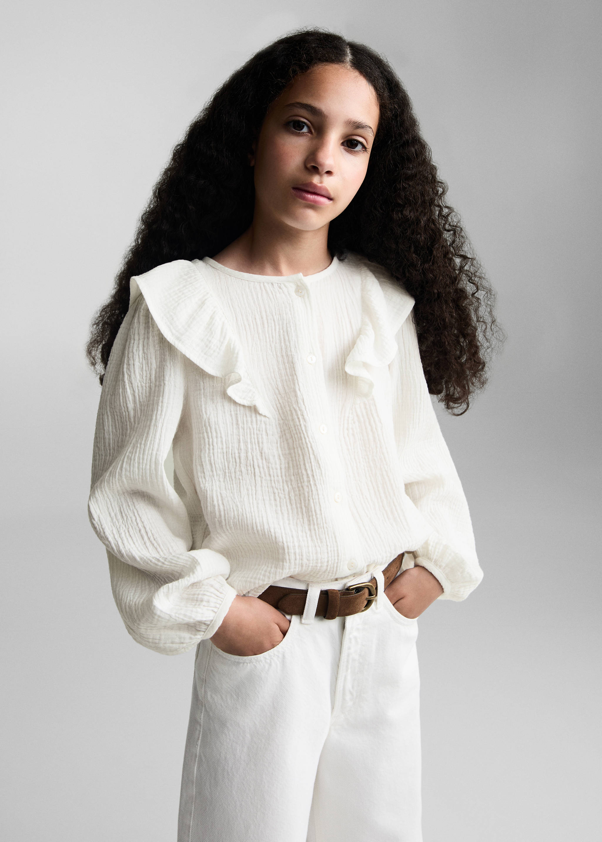 Blusa algodón bambula - Plano medio