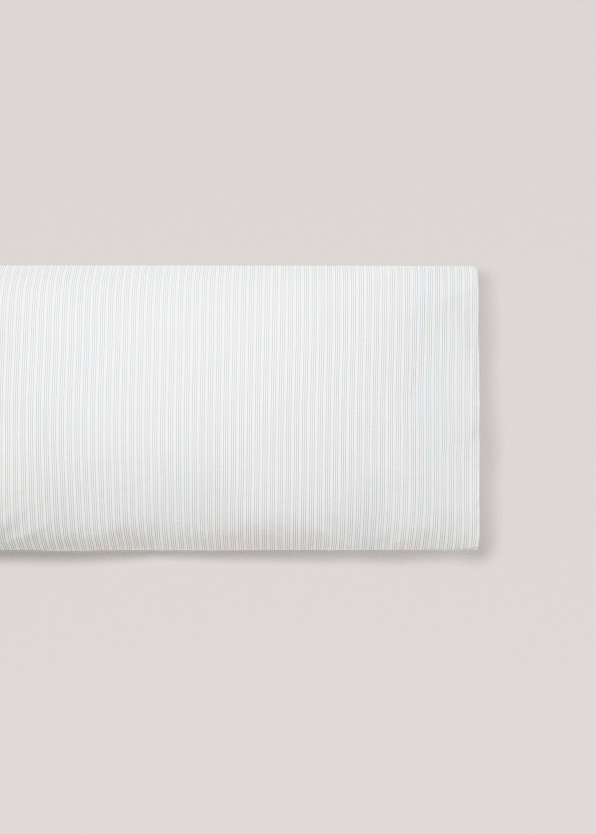 Stripe-print pillow case 45x110cm - Article without model