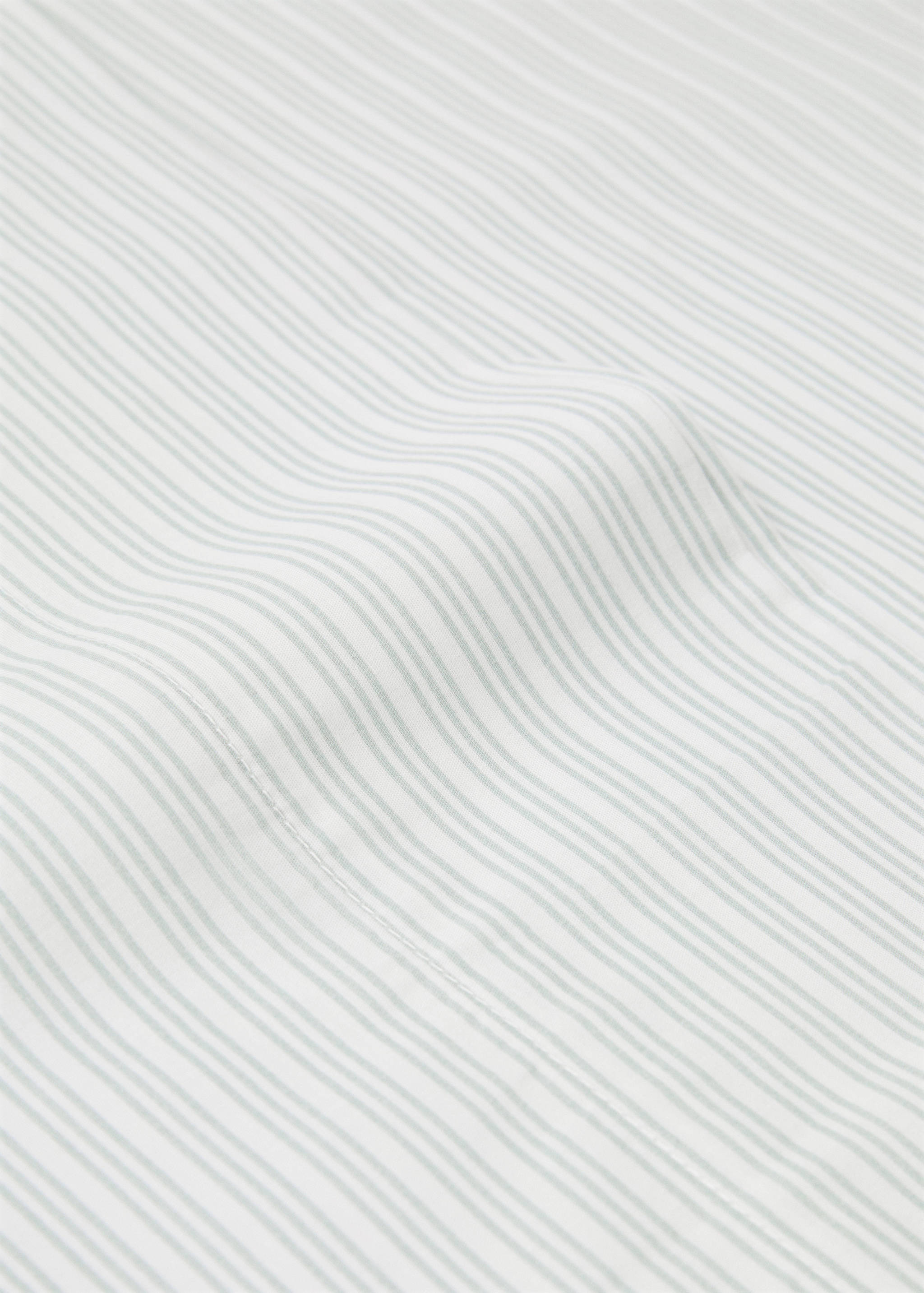 Stripe-print pillow case 45x110cm - Details of the article 2