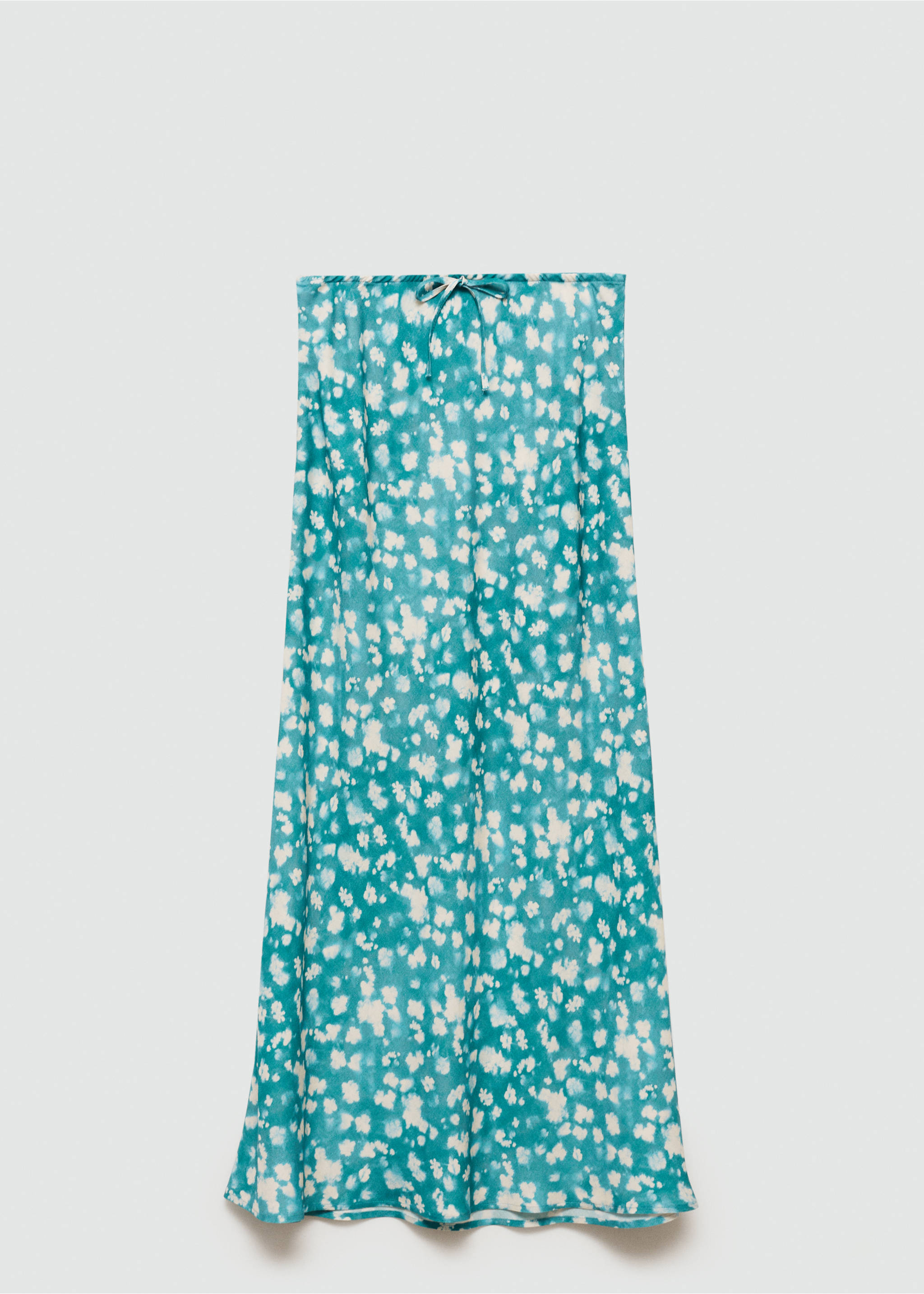 Long tie-dye skirt - Article without model, Green. Ref: 77053294-00.