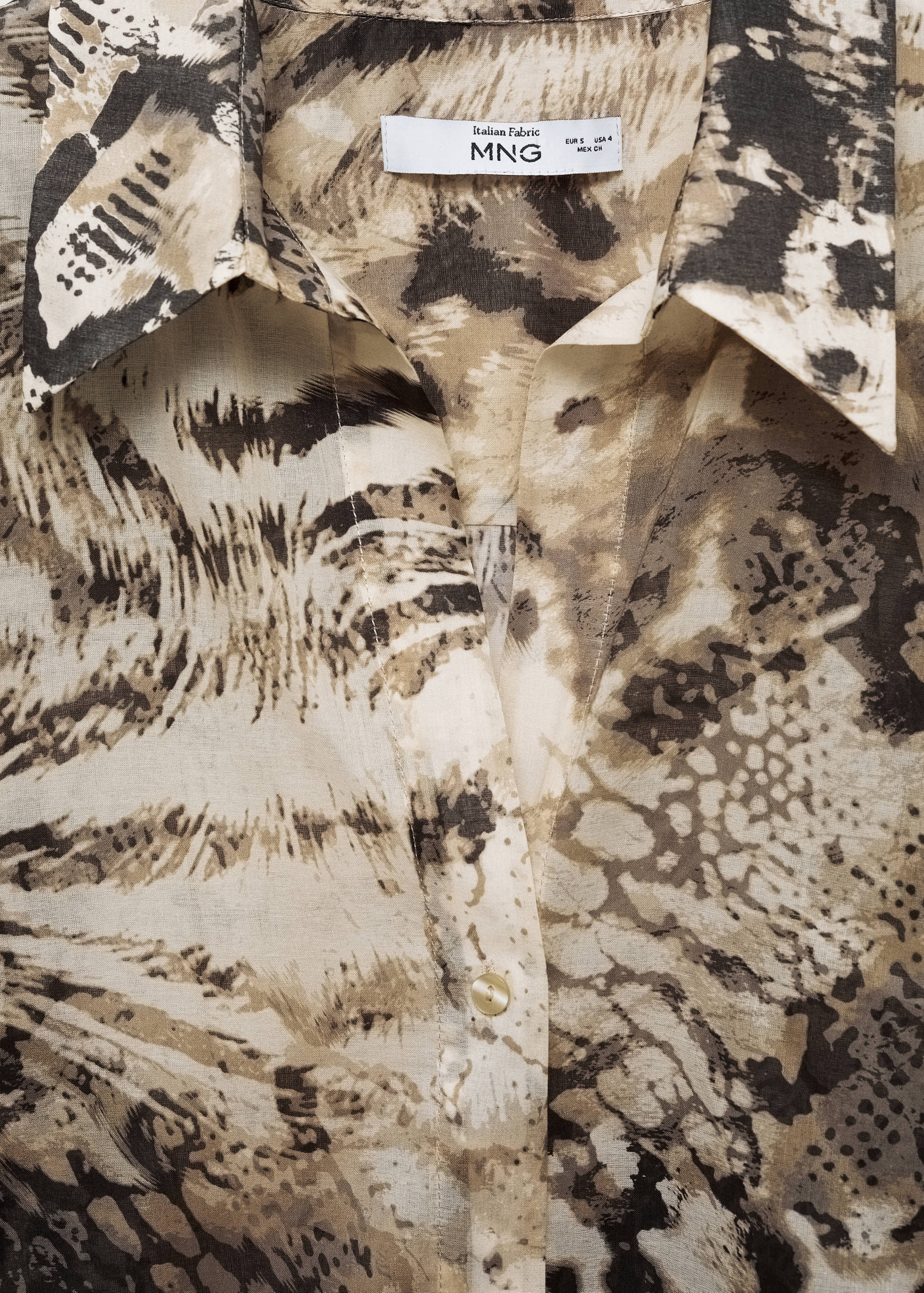 Félig átlátszó állatmintás ruha - A termék adatai 8