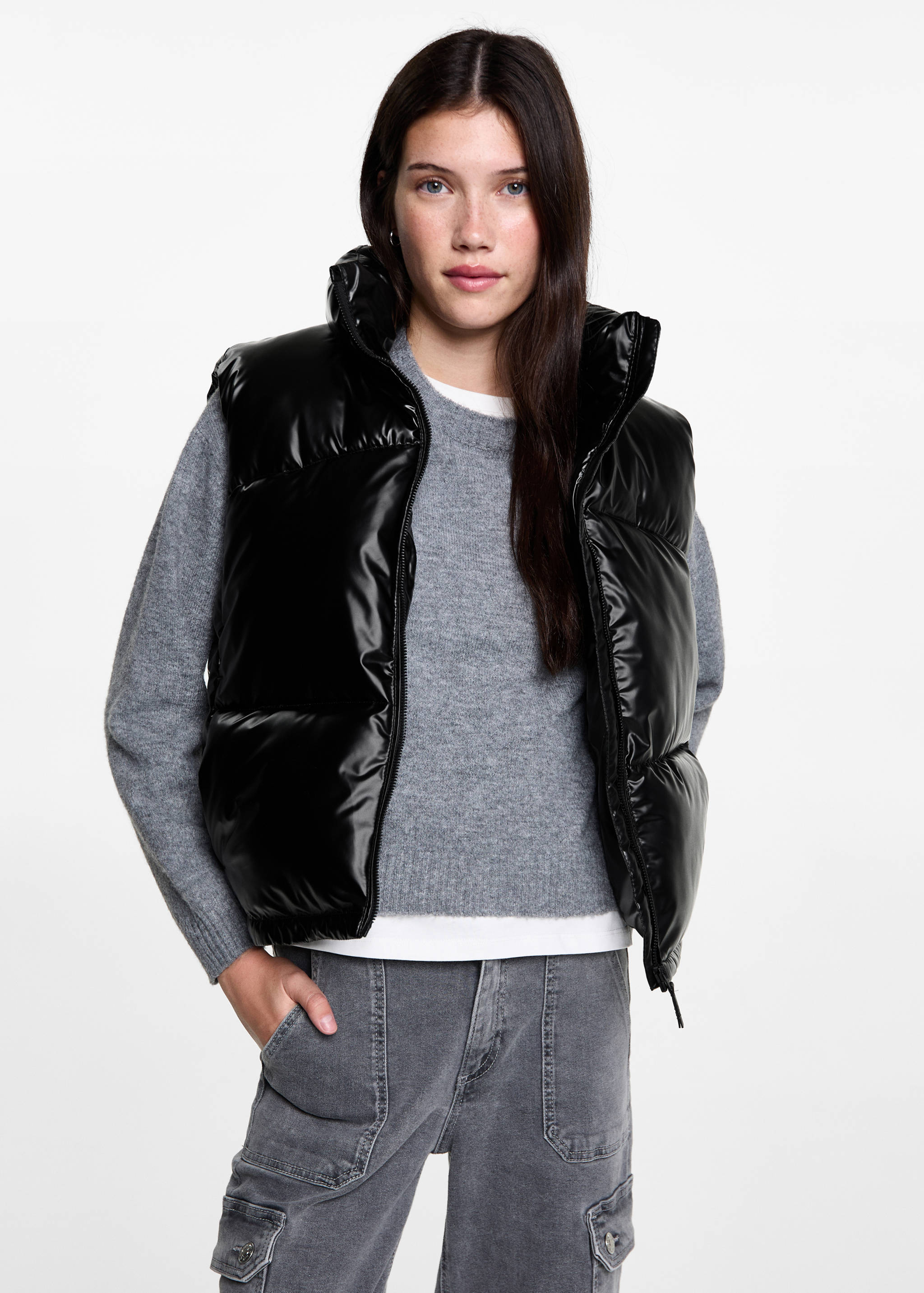 Armilla embuatada butxaques - Pla mig