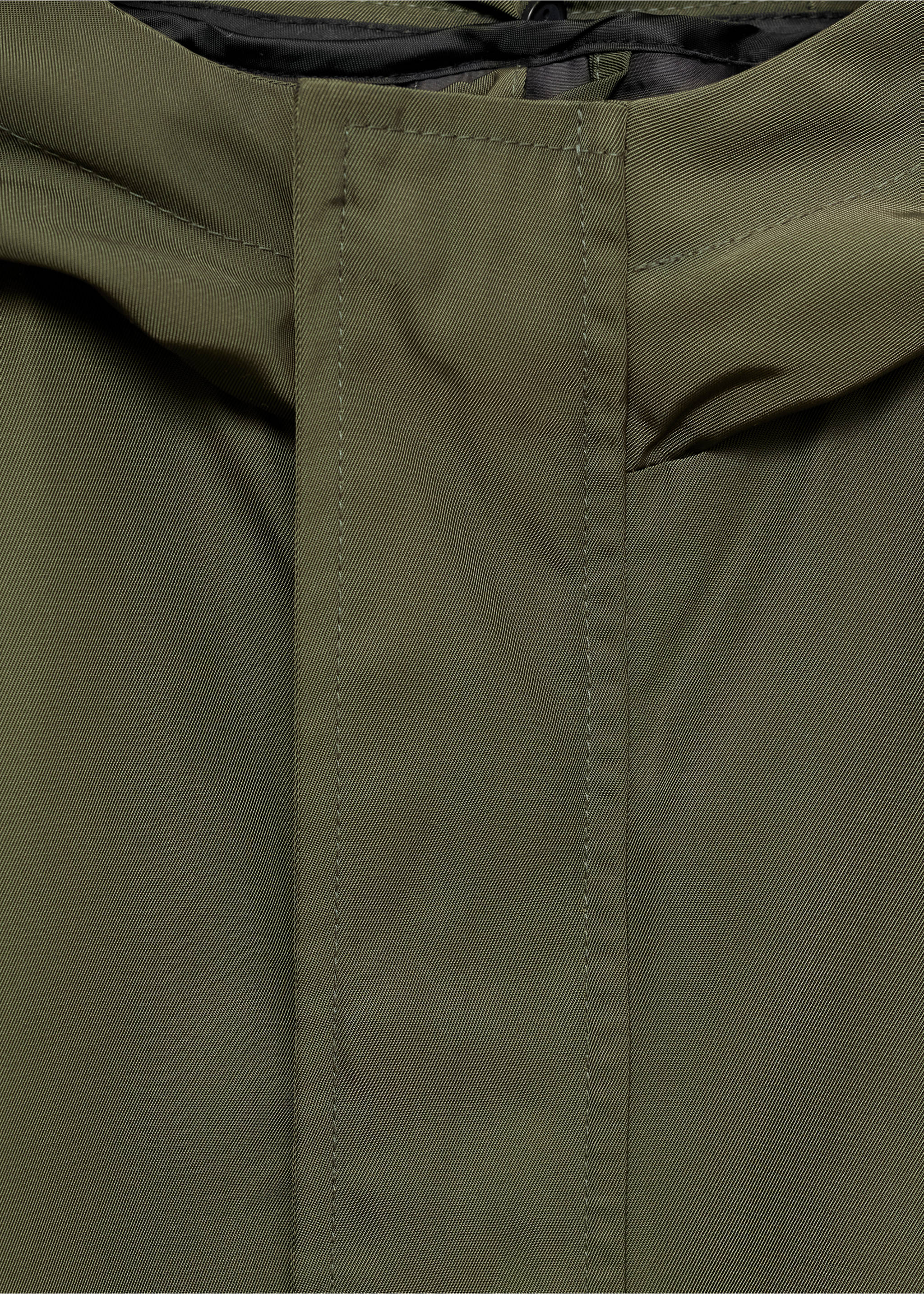 Anorak imperméable à capuche - Détail de l'article 8, Kaki. Ref: 77054010-00.