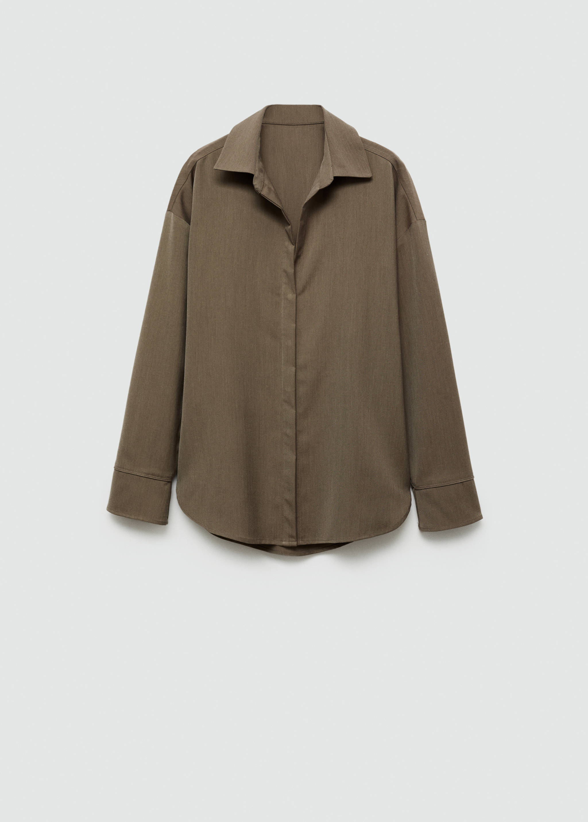 Concealed button shirt - Article without model