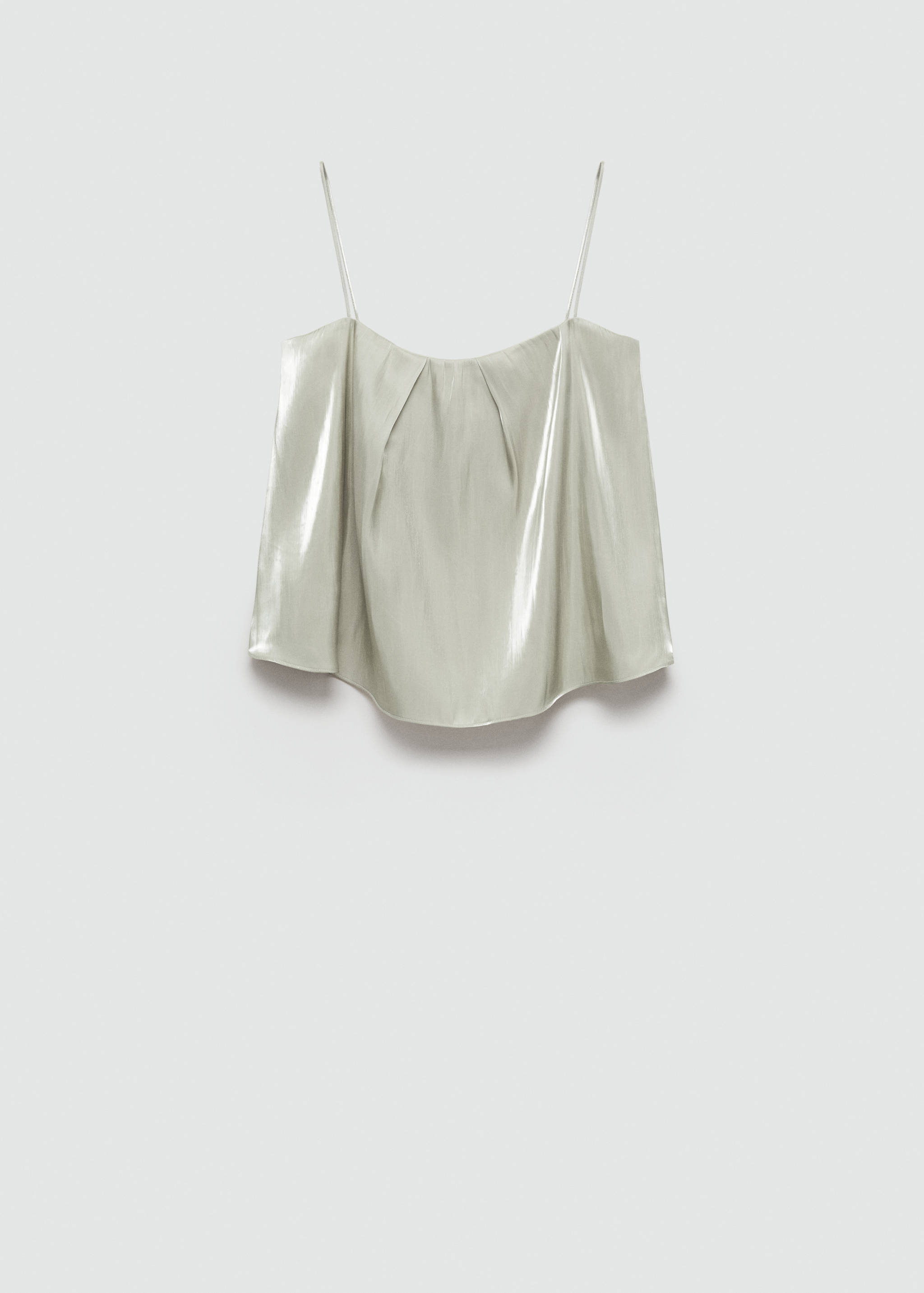 Top satin spallini - Articolo senza modello