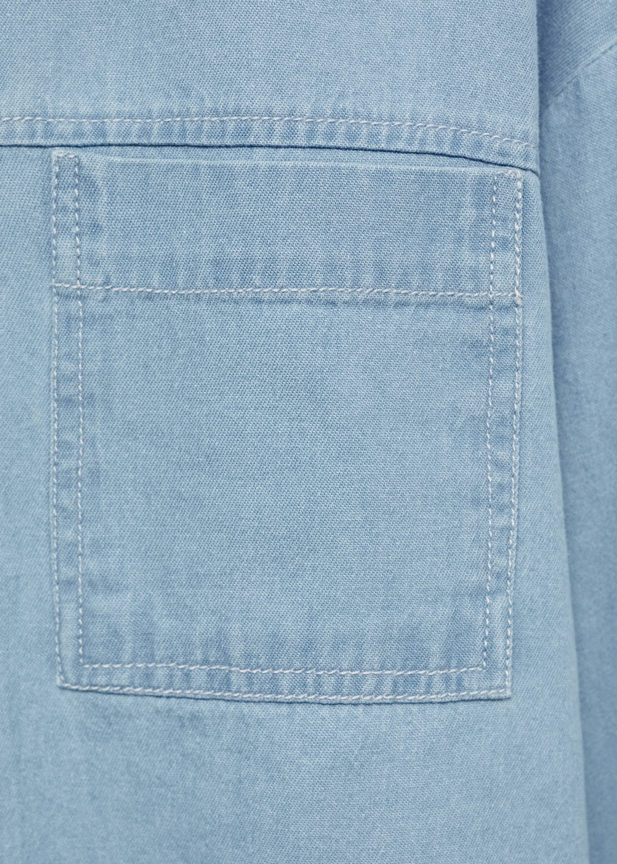 Pocket denim overshirt - Details of the article 0