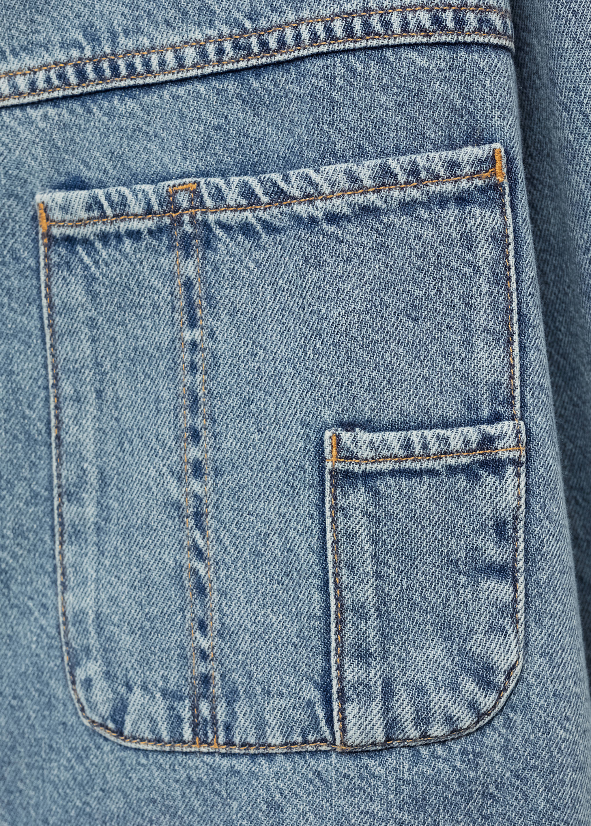 Πουκάμισο denim ξεφτισμένο - Λεπτομέρεια του προϊόντος 0