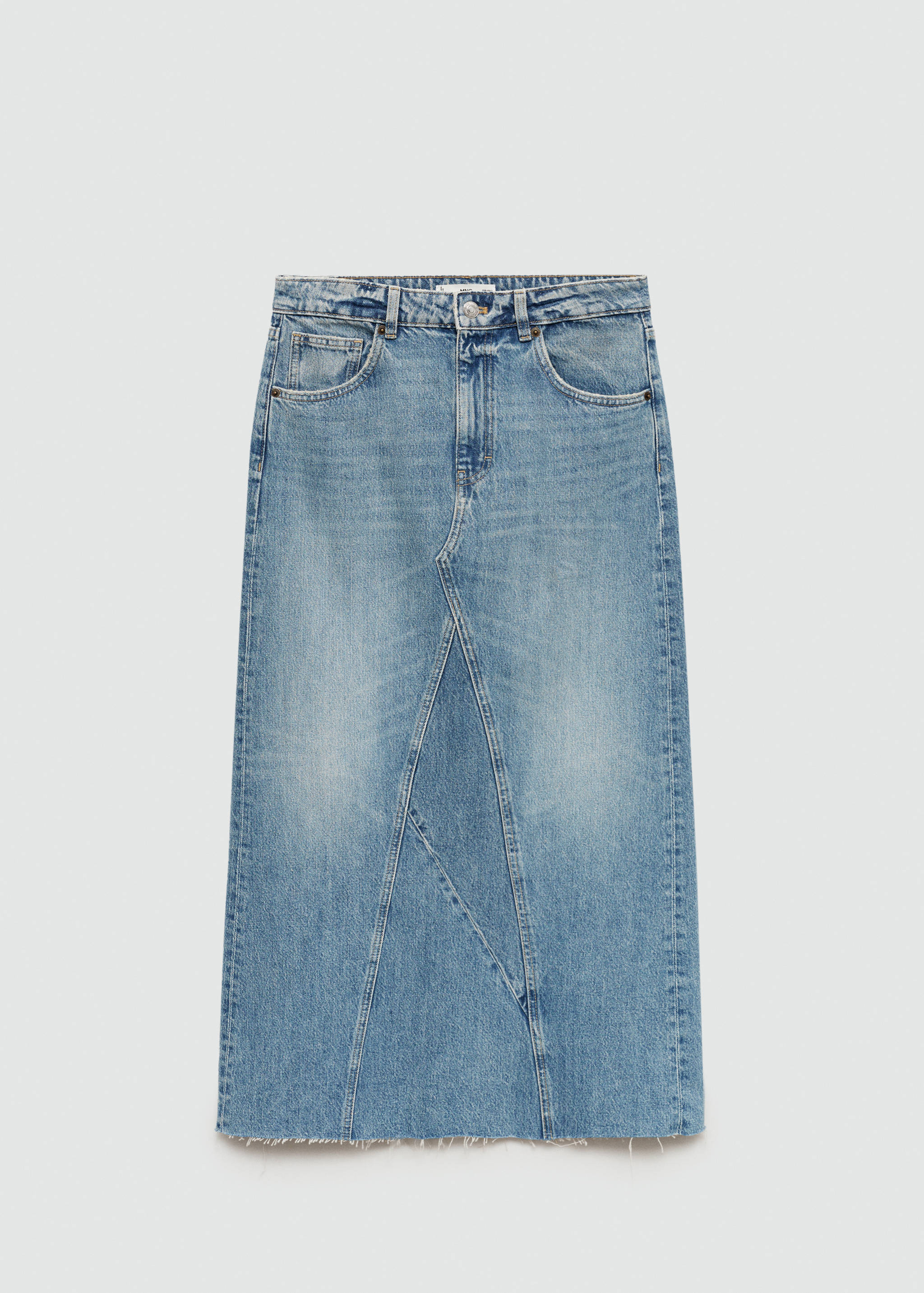 Slit denim skirt - Article without model