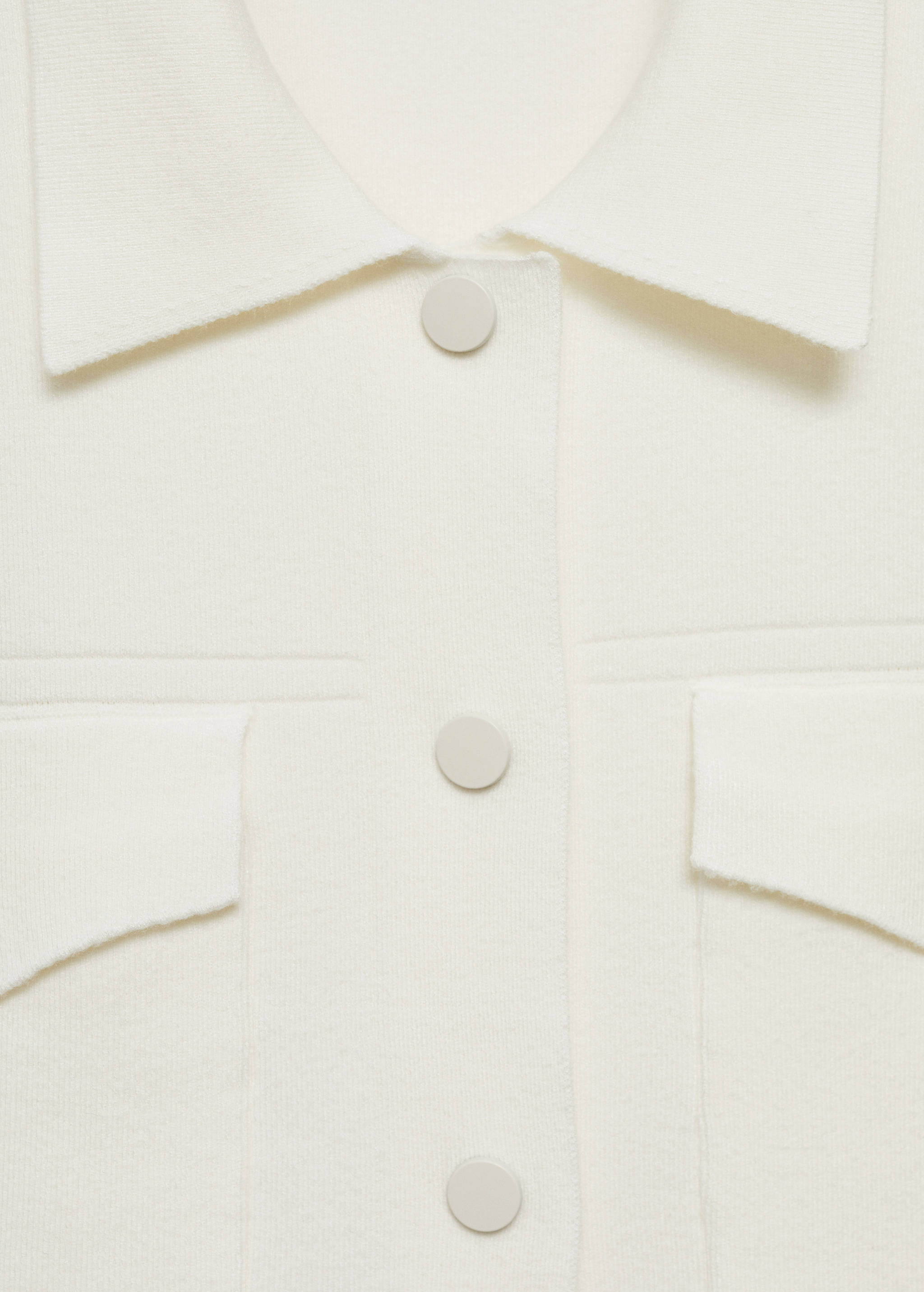 Knitted waistcoat with pockets - Details of the article 0