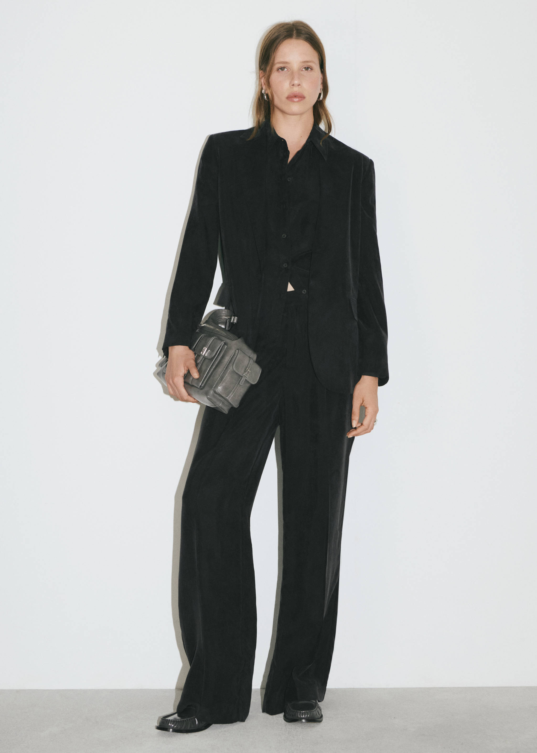 Gerade Cupro-Hose - Detail des Artikels 7