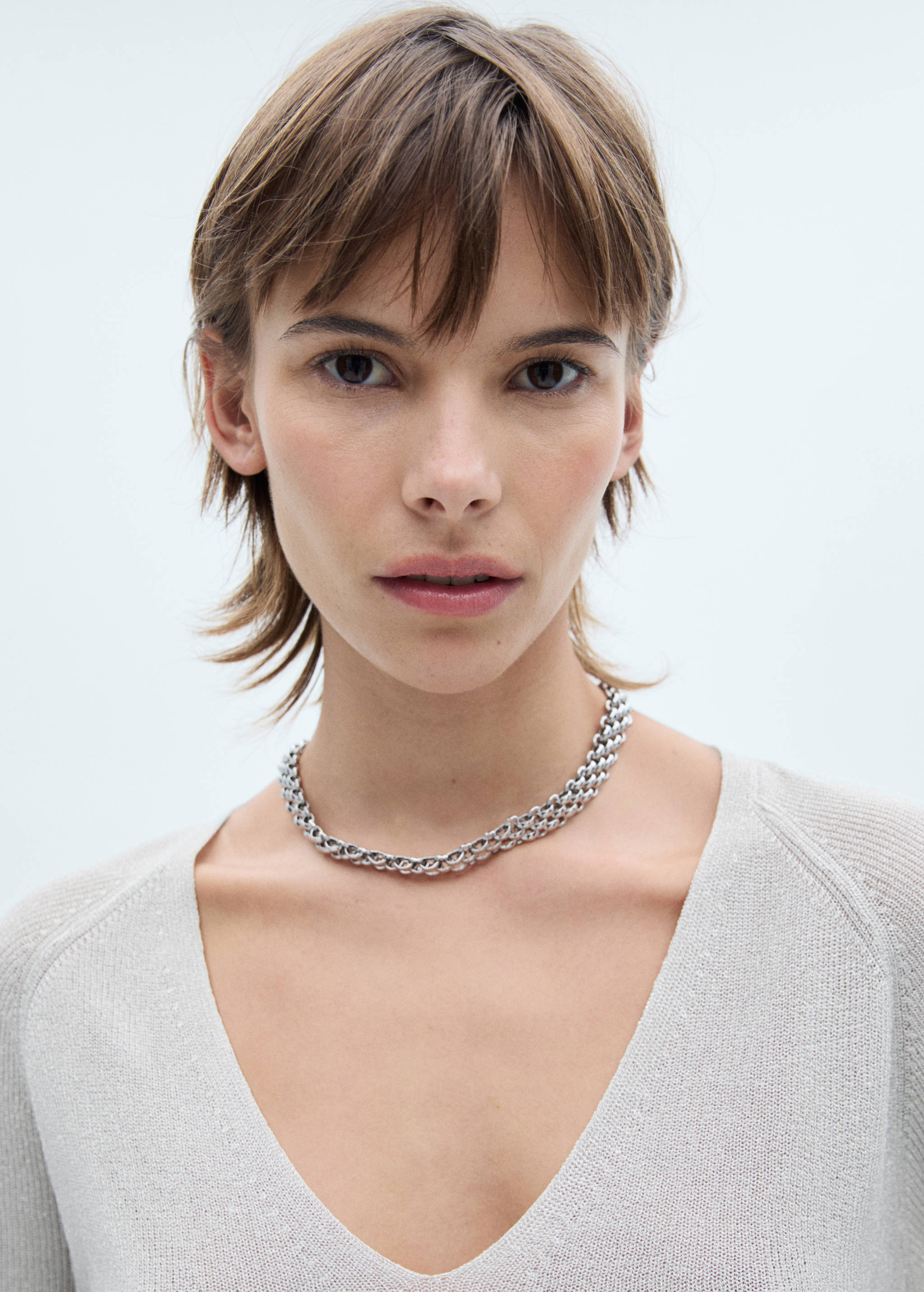 Jersey lúrex cuello pico - Detalle del artículo 1