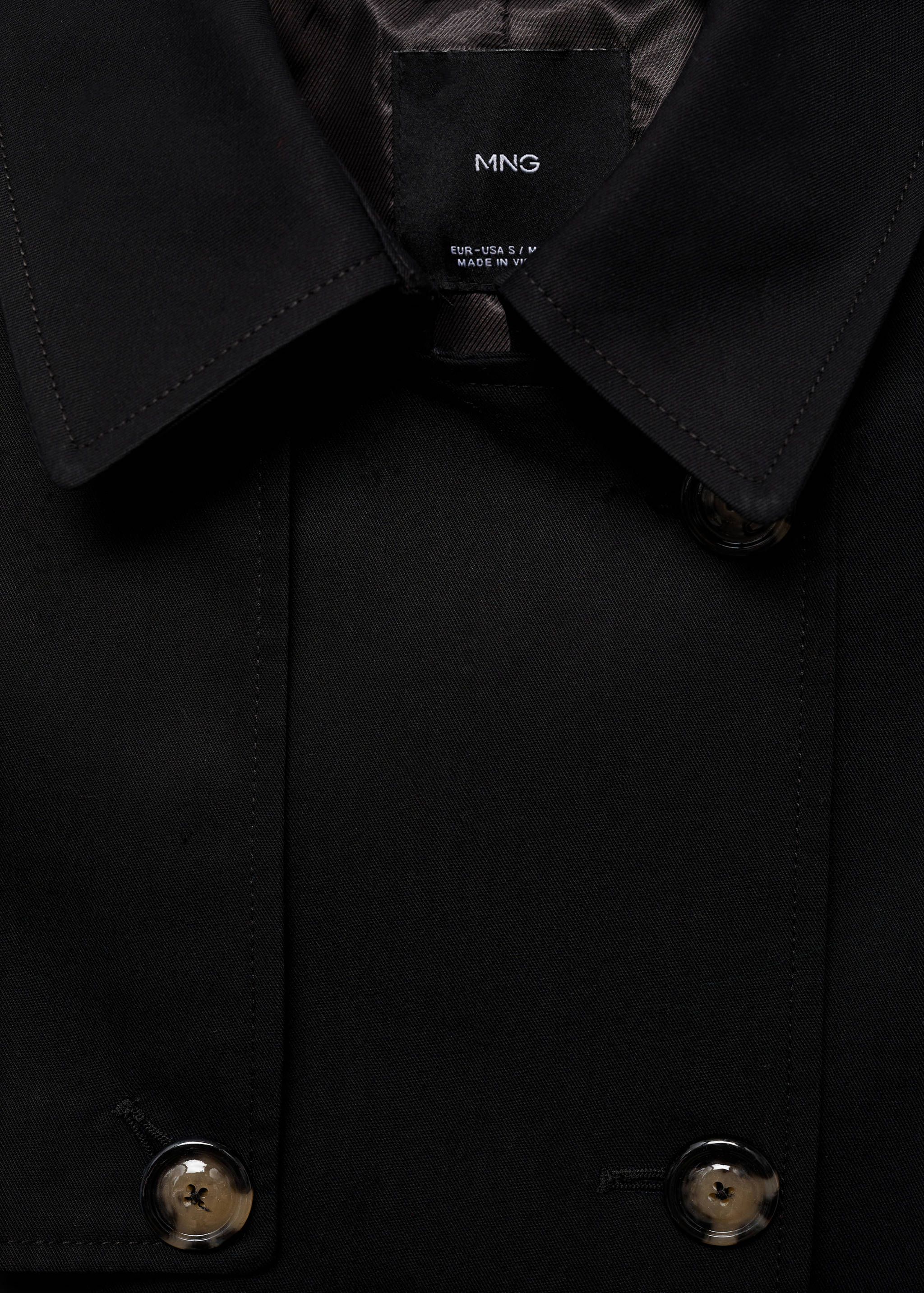 Klassischer Trenchcoat mit Gürtel - Detail des Artikels 8