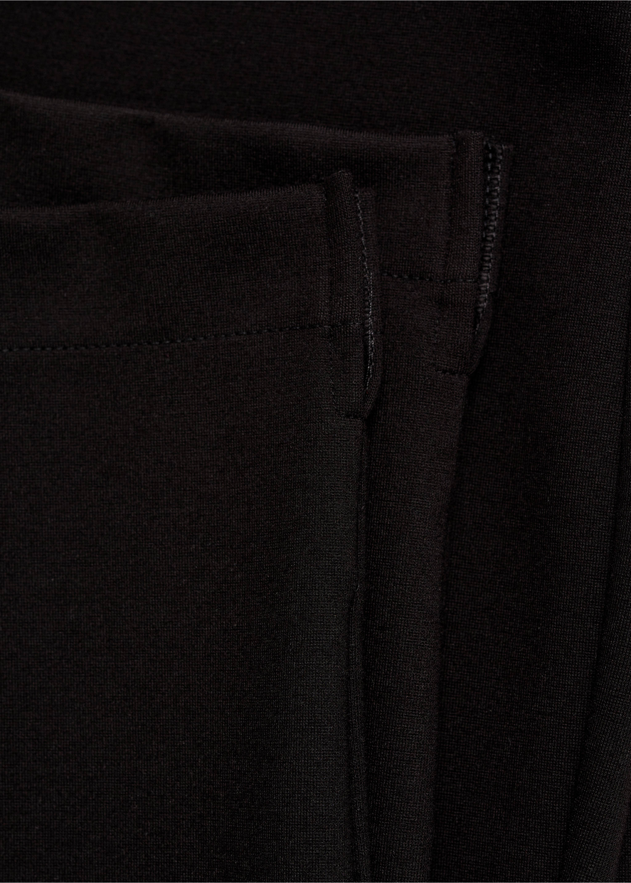 Capri leggings - Details of the article 8, Black. Ref: 77054029-00.